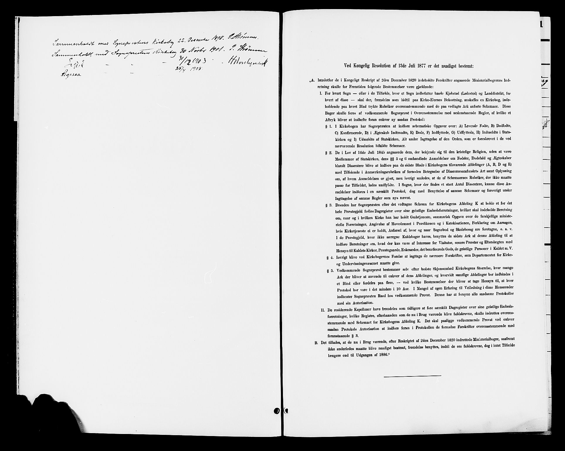 Elverum prestekontor, AV/SAH-PREST-044/H/Ha/Hab/L0007: Klokkerbok nr. 7, 1896-1914