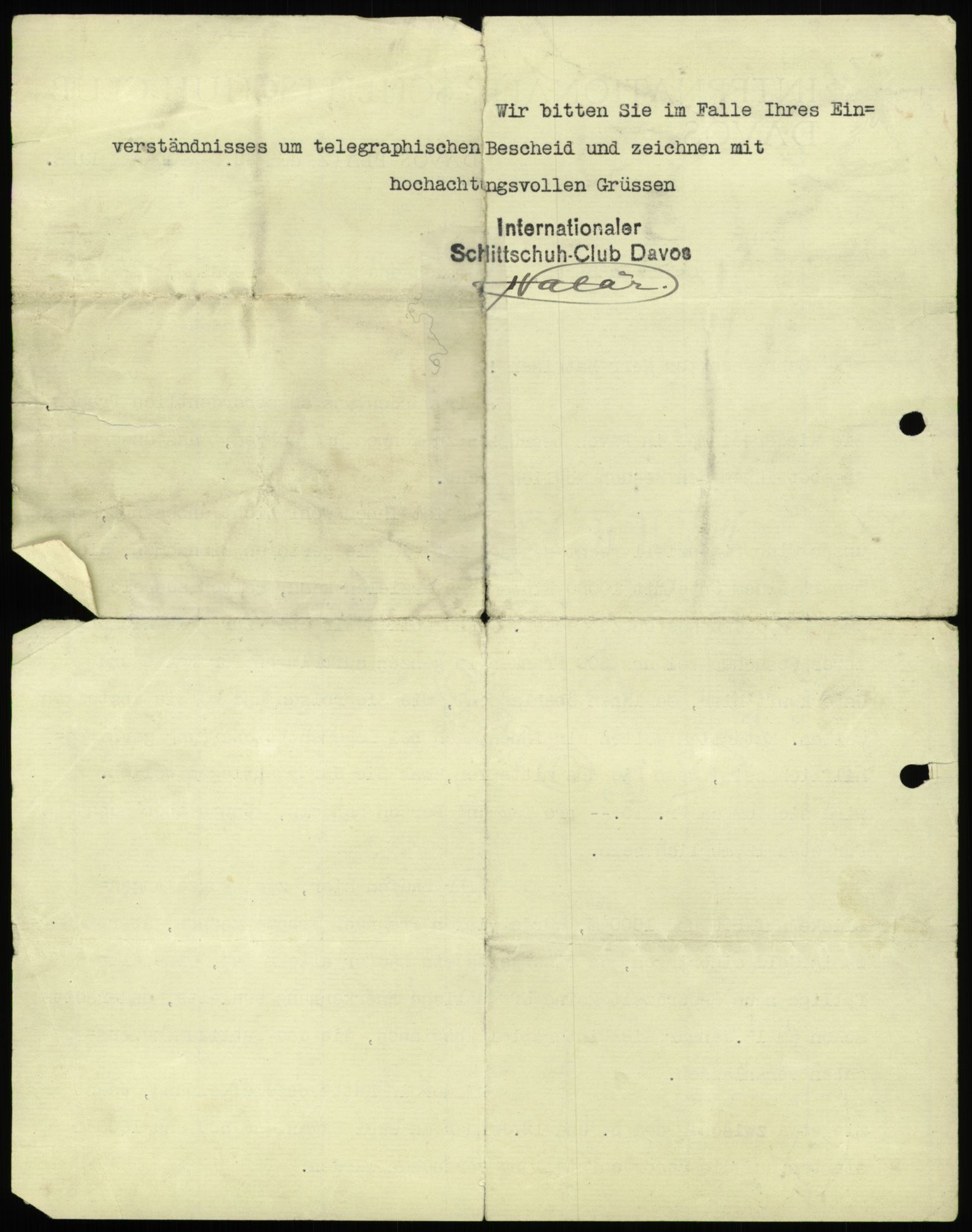 Mathisen, Oscar Wilhelm, AV/RA-PA-1912/Fa/L0001: Inngående korrespondanse, 1916-1954, s. 58