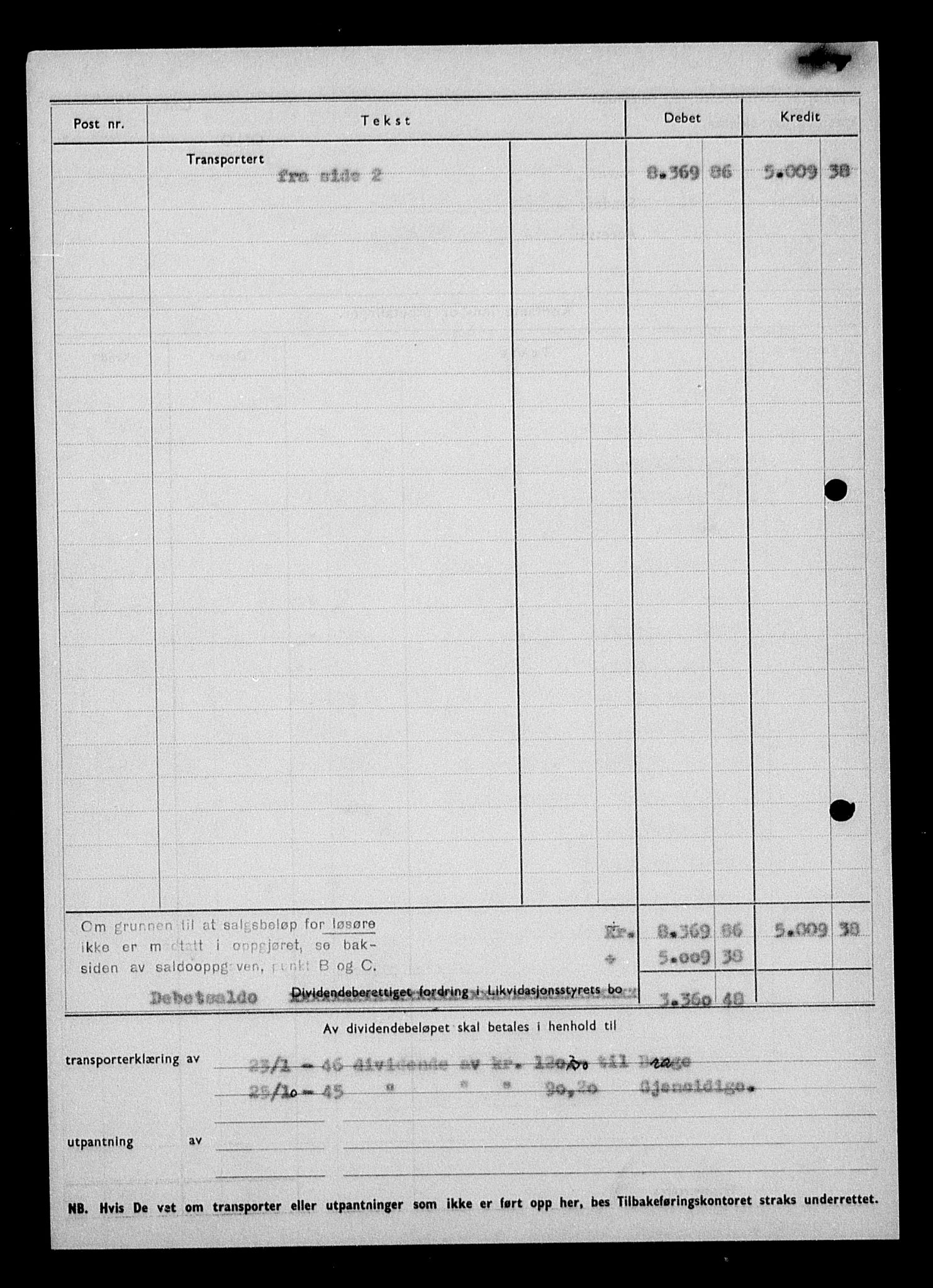 Justisdepartementet, Tilbakeføringskontoret for inndratte formuer, AV/RA-S-1564/H/Hc/Hcc/L0954: --, 1945-1947, s. 8