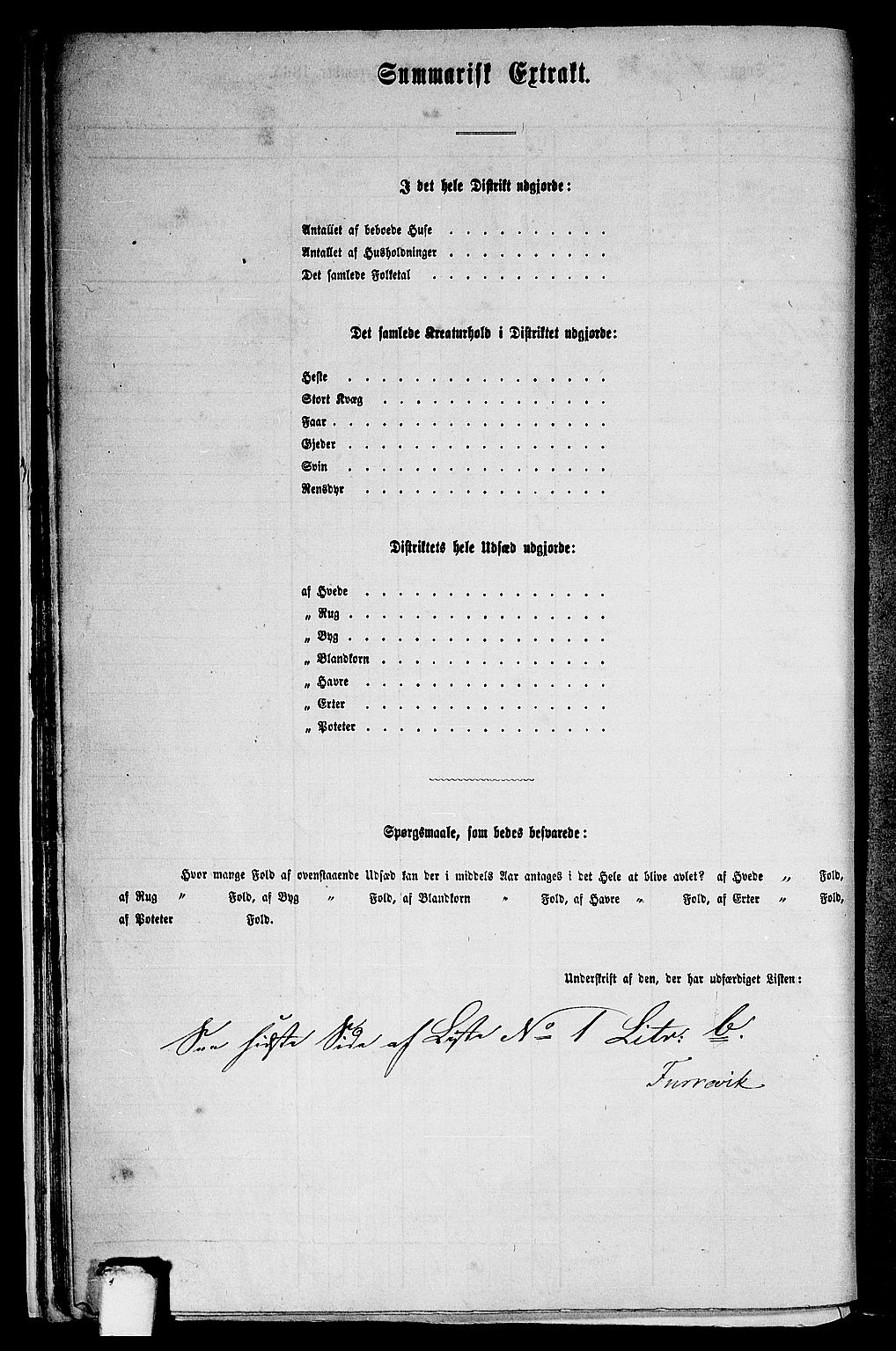 RA, Folketelling 1865 for 1417P Vik prestegjeld, 1865, s. 22