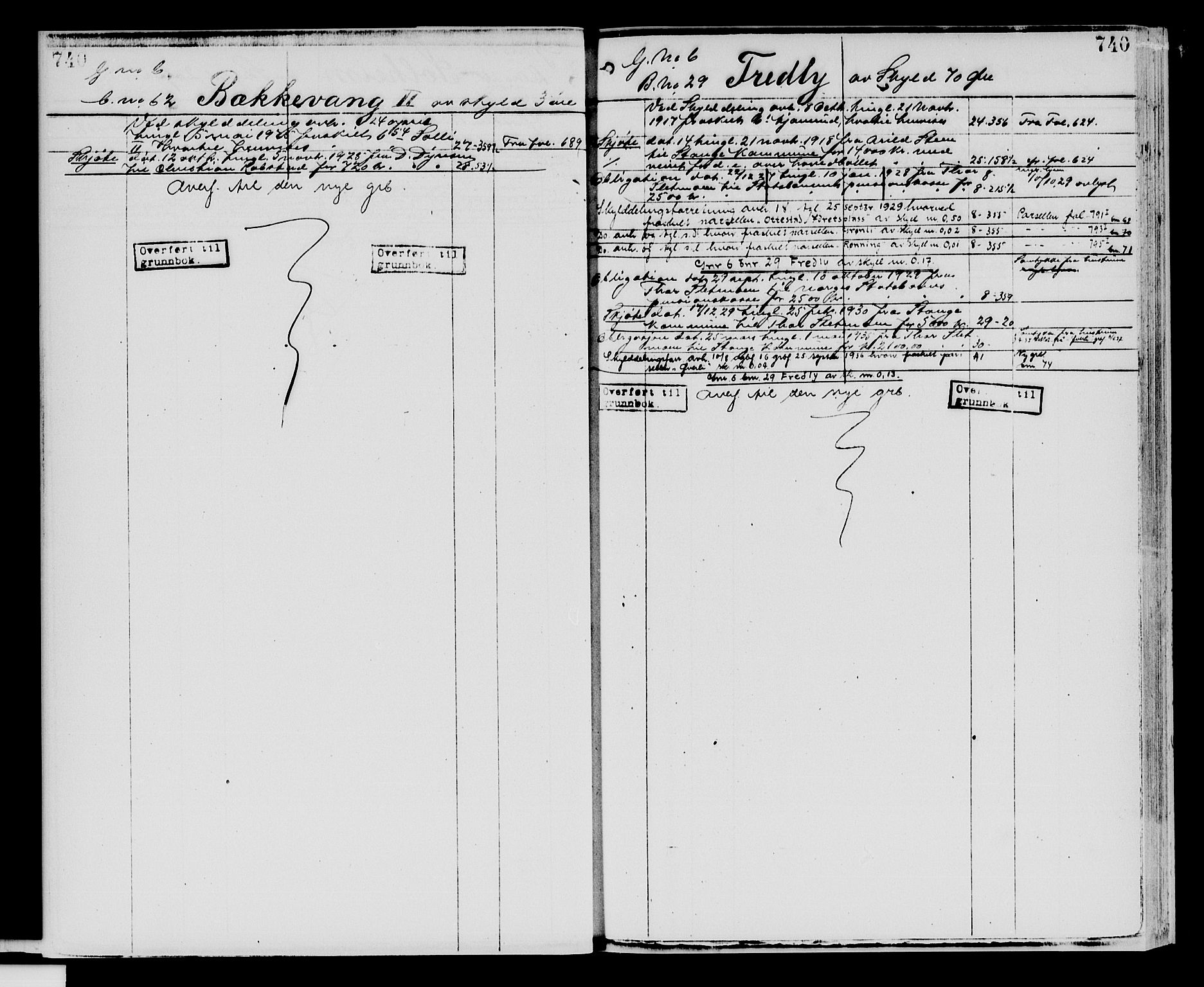 Sør-Hedmark sorenskriveri, AV/SAH-TING-014/H/Ha/Hac/Haca/L0003B: Panteregister nr. 3.3B, 1915-1943, s. 740