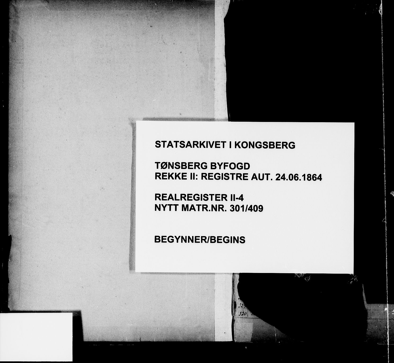 Tønsberg byfogd, SAKO/A-224/G/Gb/Gba/Gbab/L0004: Panteregister nr. II 4