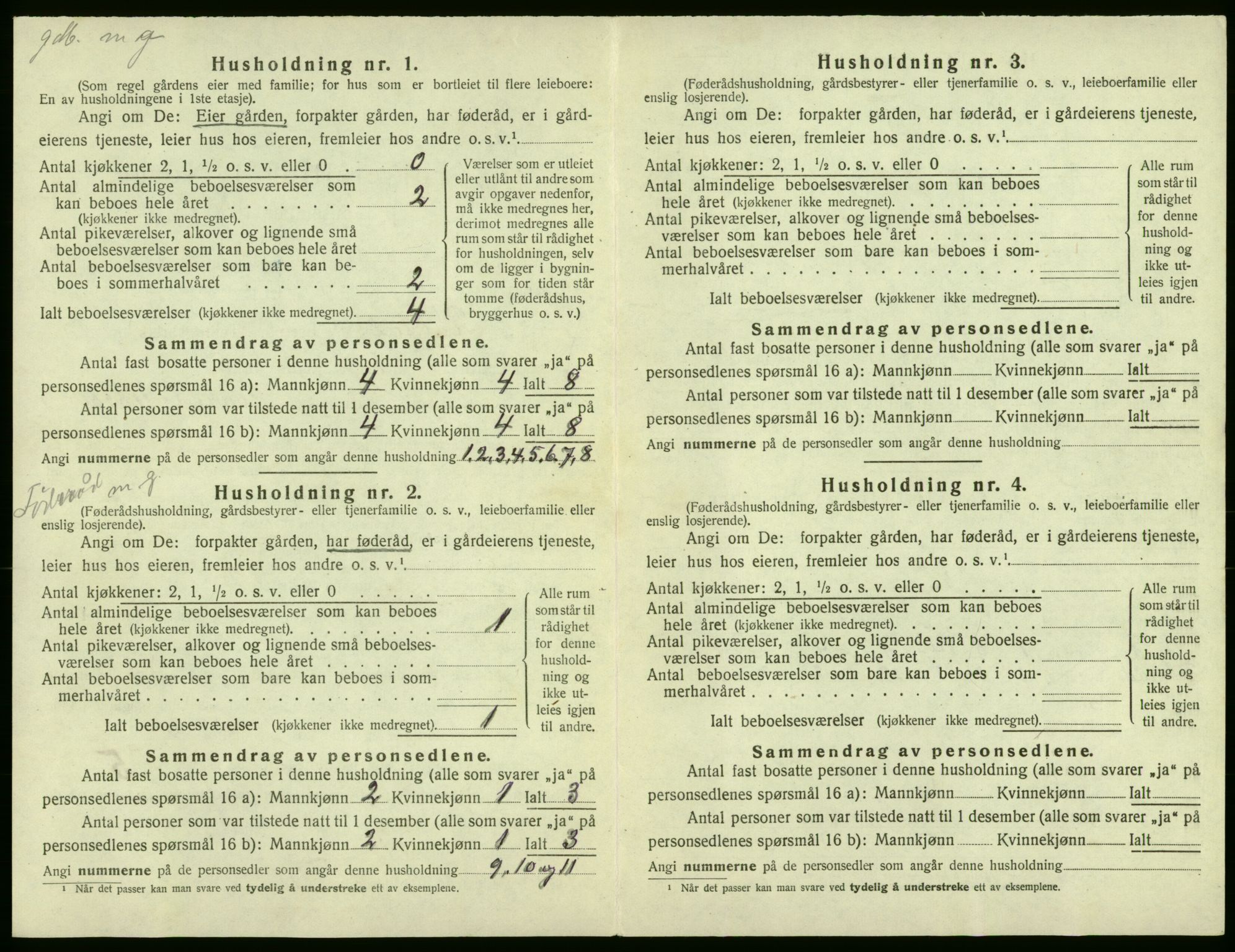 SAB, Folketelling 1920 for 1229 Røldal herred, 1920, s. 24