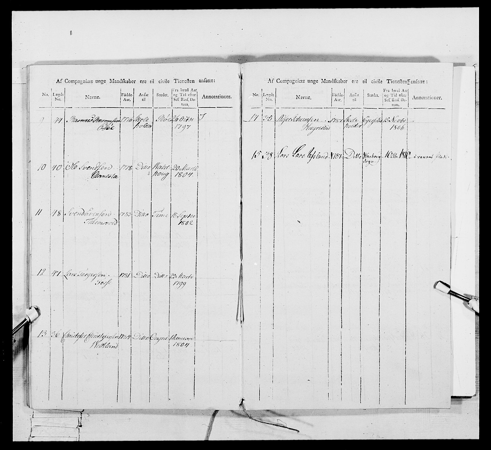 Generalitets- og kommissariatskollegiet, Det kongelige norske kommissariatskollegium, AV/RA-EA-5420/E/Eh/L0111: Vesterlenske nasjonale infanteriregiment, 1810, s. 545