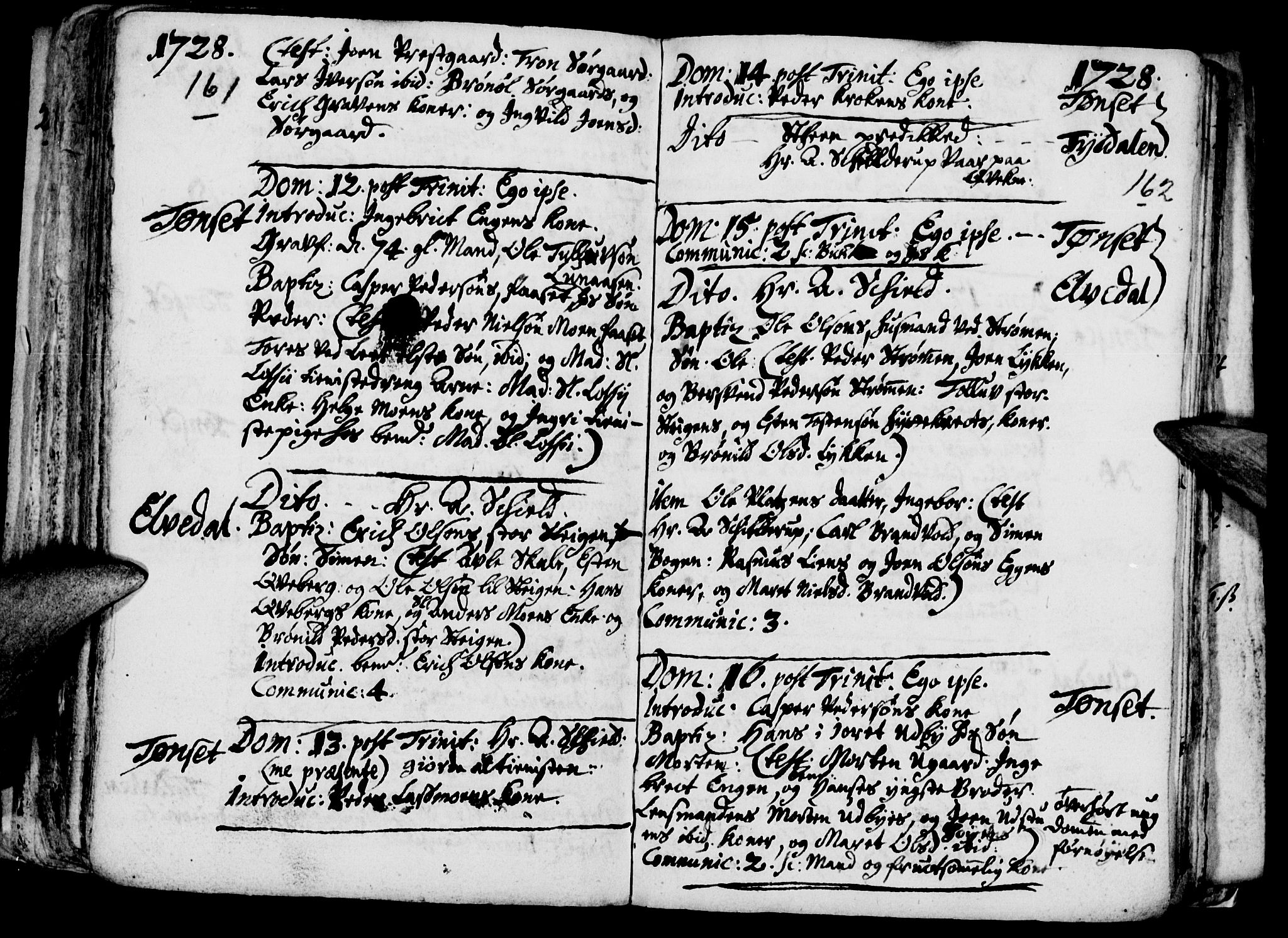 Tynset prestekontor, AV/SAH-PREST-058/H/Ha/Haa/L0001: Ministerialbok nr. 1, 1722-1732, s. 161-162