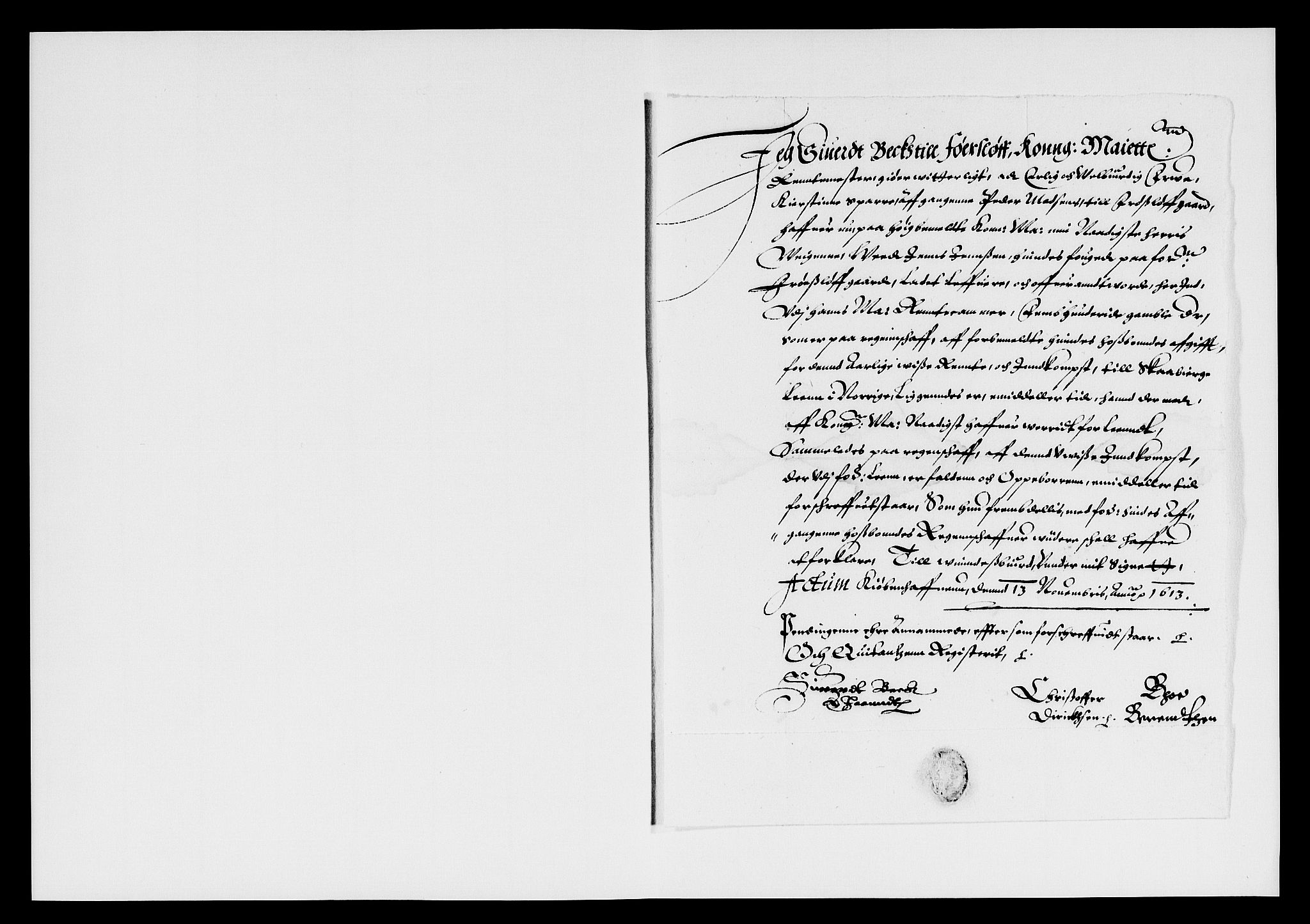 Rentekammeret inntil 1814, Reviderte regnskaper, Lensregnskaper, AV/RA-EA-5023/R/Rb/Rbg/L0001: Verne kloster len, 1599-1619