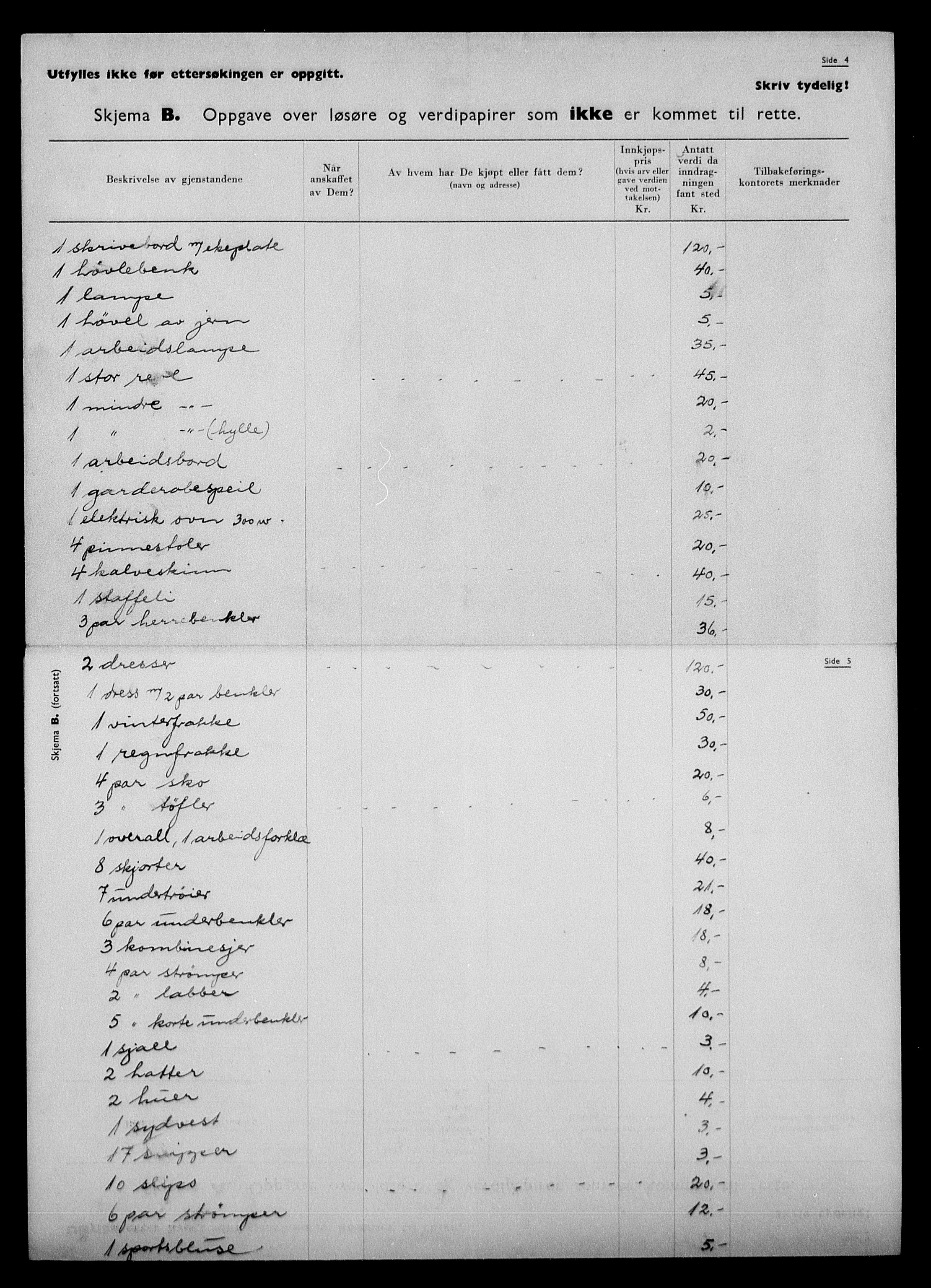 Justisdepartementet, Tilbakeføringskontoret for inndratte formuer, AV/RA-S-1564/H/Hc/Hcd/L0999: --, 1945-1947, s. 148