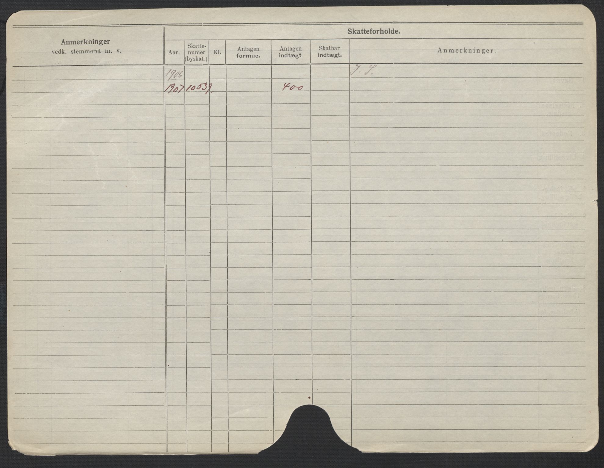 Oslo folkeregister, Registerkort, SAO/A-11715/F/Fa/Fac/L0017: Kvinner, 1906-1914, s. 200b