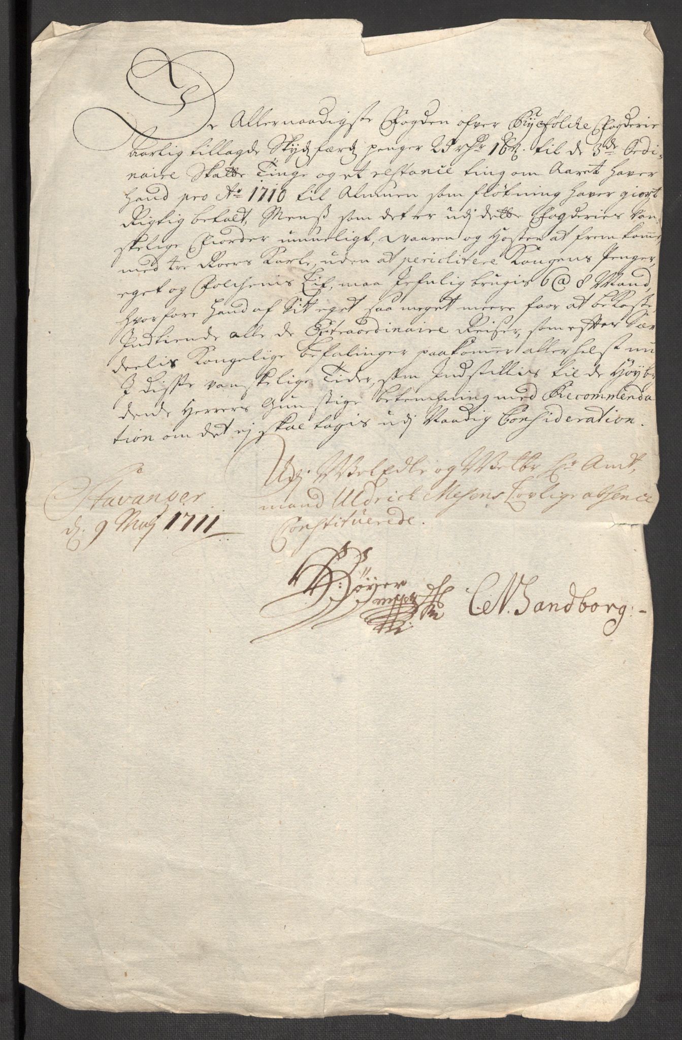 Rentekammeret inntil 1814, Reviderte regnskaper, Fogderegnskap, AV/RA-EA-4092/R47/L2862: Fogderegnskap Ryfylke, 1710, s. 97