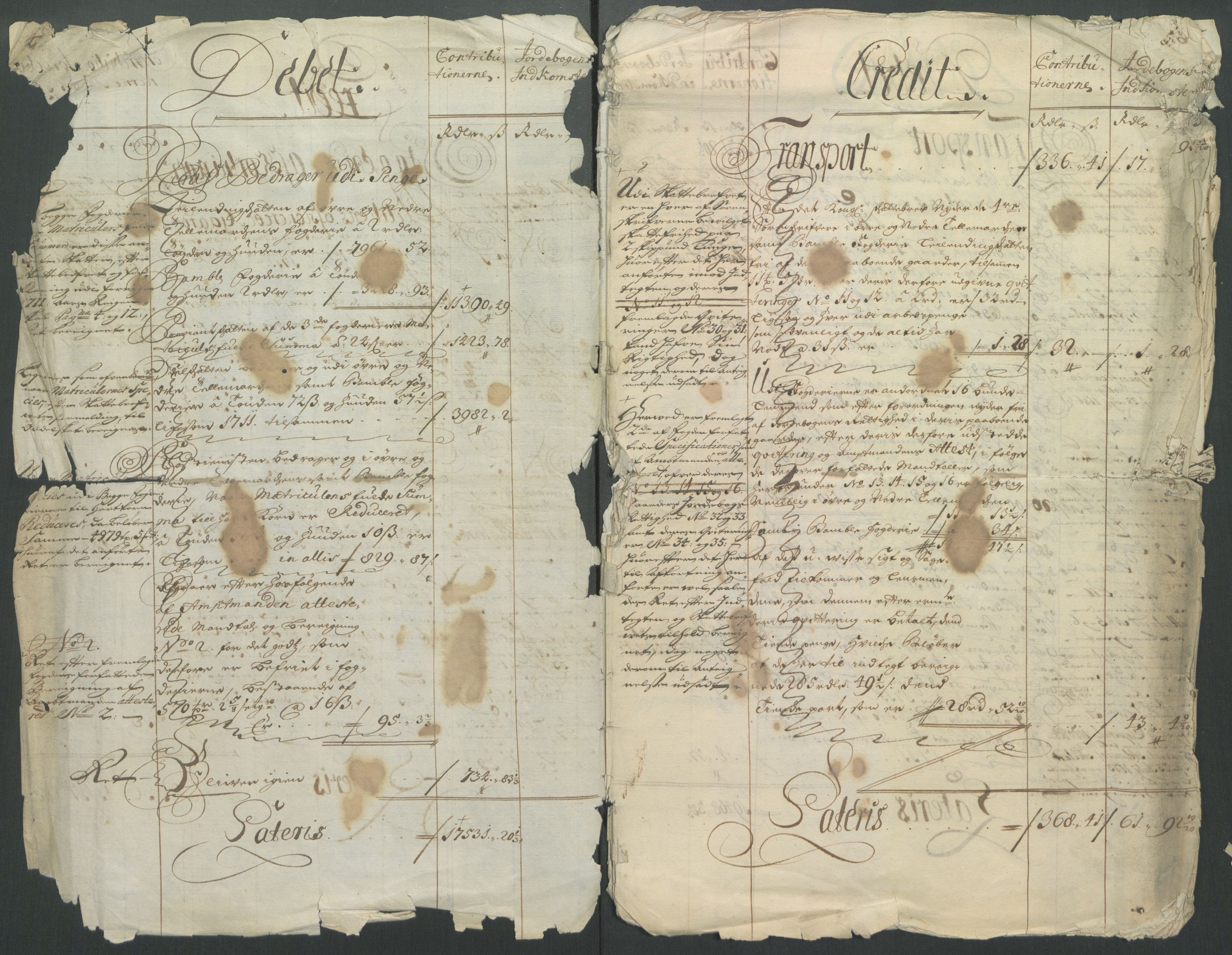 Rentekammeret inntil 1814, Reviderte regnskaper, Fogderegnskap, RA/EA-4092/R36/L2123: Fogderegnskap Øvre og Nedre Telemark og Bamble, 1712, s. 4