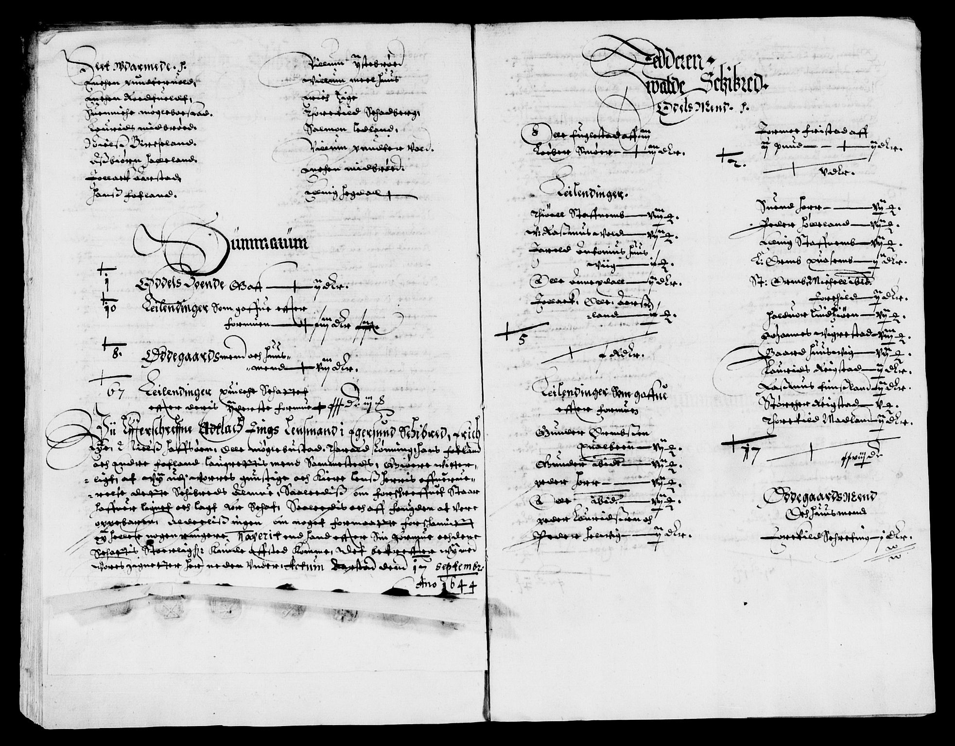Rentekammeret inntil 1814, Reviderte regnskaper, Lensregnskaper, AV/RA-EA-5023/R/Rb/Rbs/L0027: Stavanger len, 1642-1644
