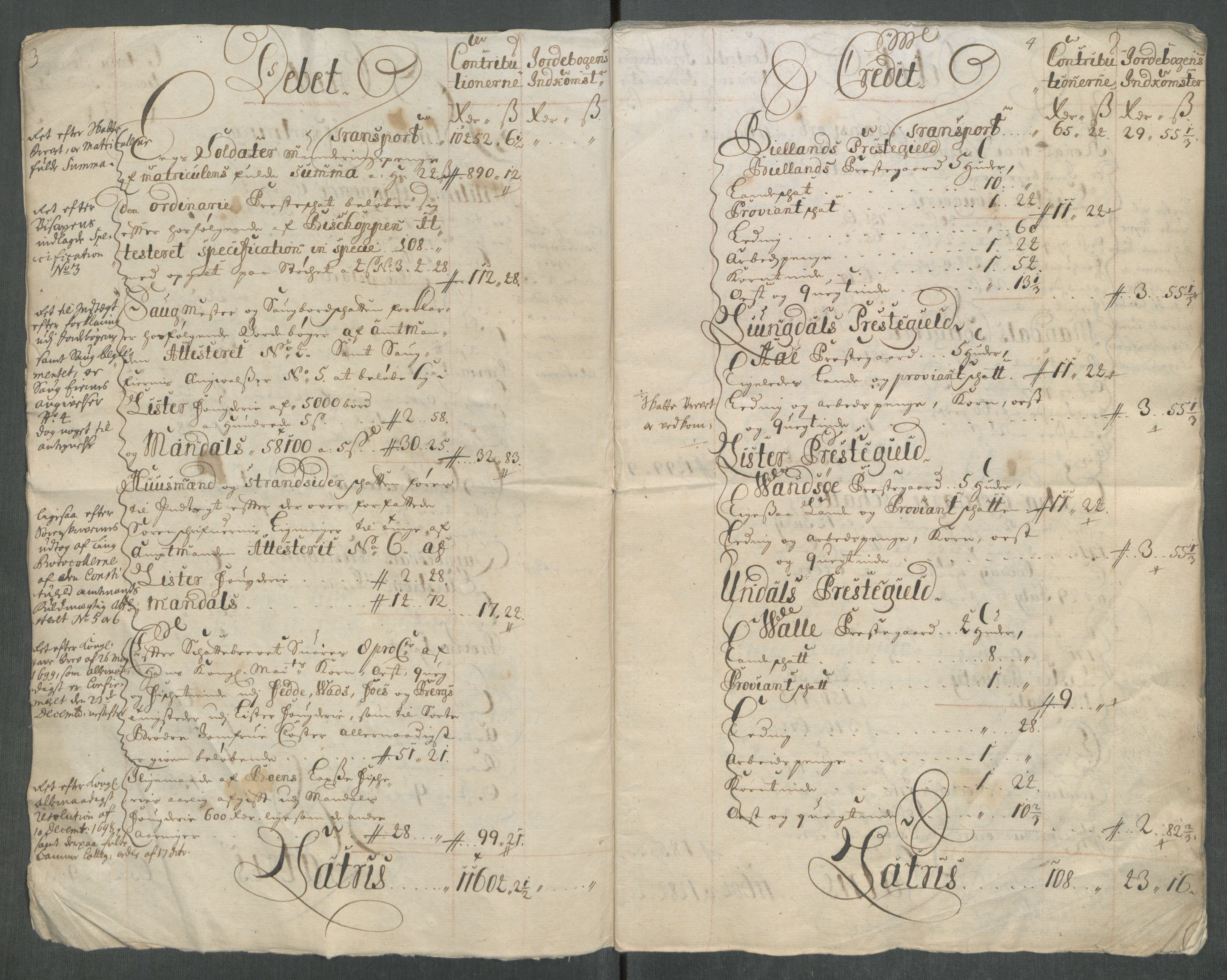 Rentekammeret inntil 1814, Reviderte regnskaper, Fogderegnskap, RA/EA-4092/R43/L2556: Fogderegnskap Lista og Mandal, 1713, s. 6