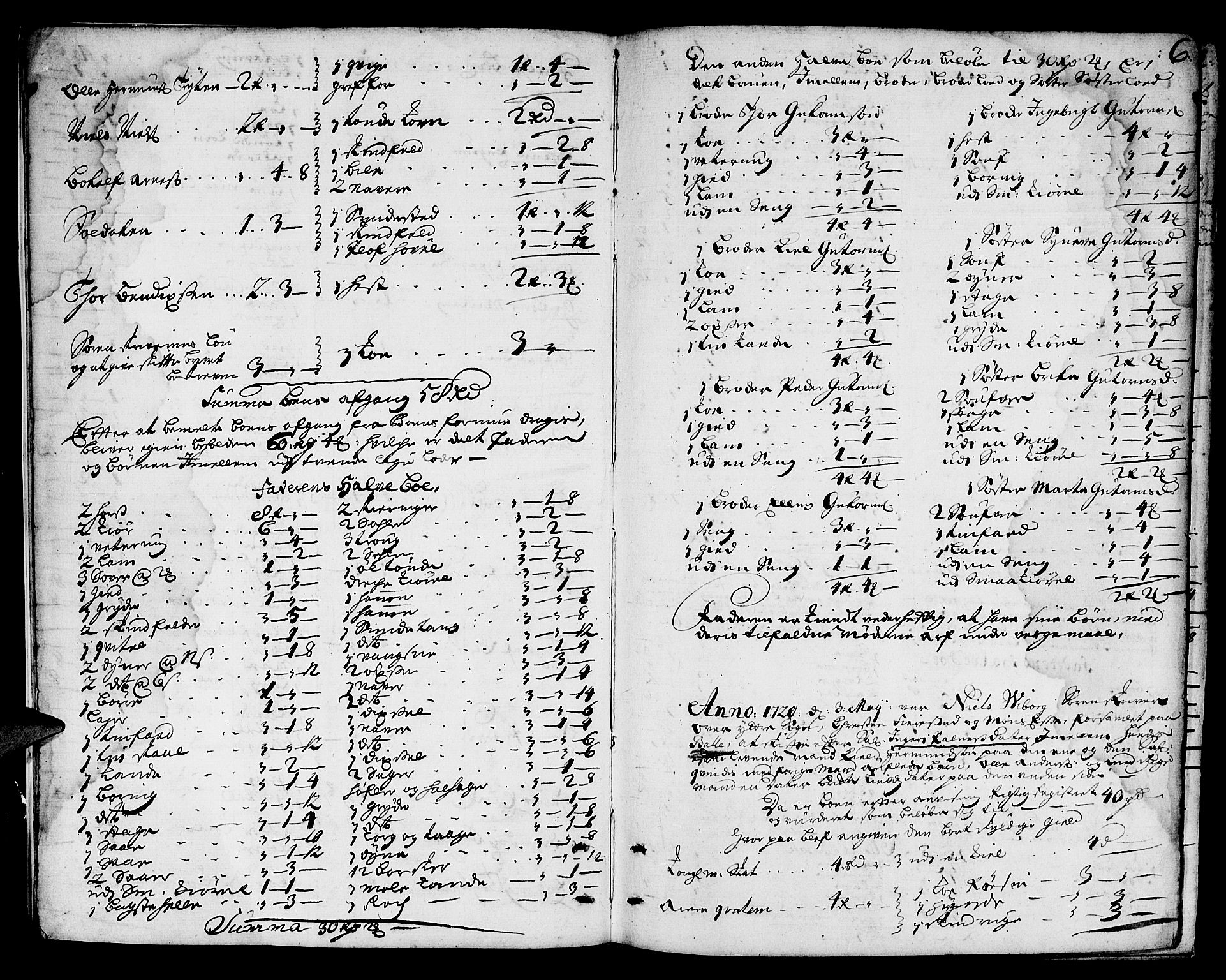 Ytre Sogn tingrett, AV/SAB-A-2601/1/H/Ha/L0003a: Skifteprotokoll, 1720-1728, s. 5b-6a