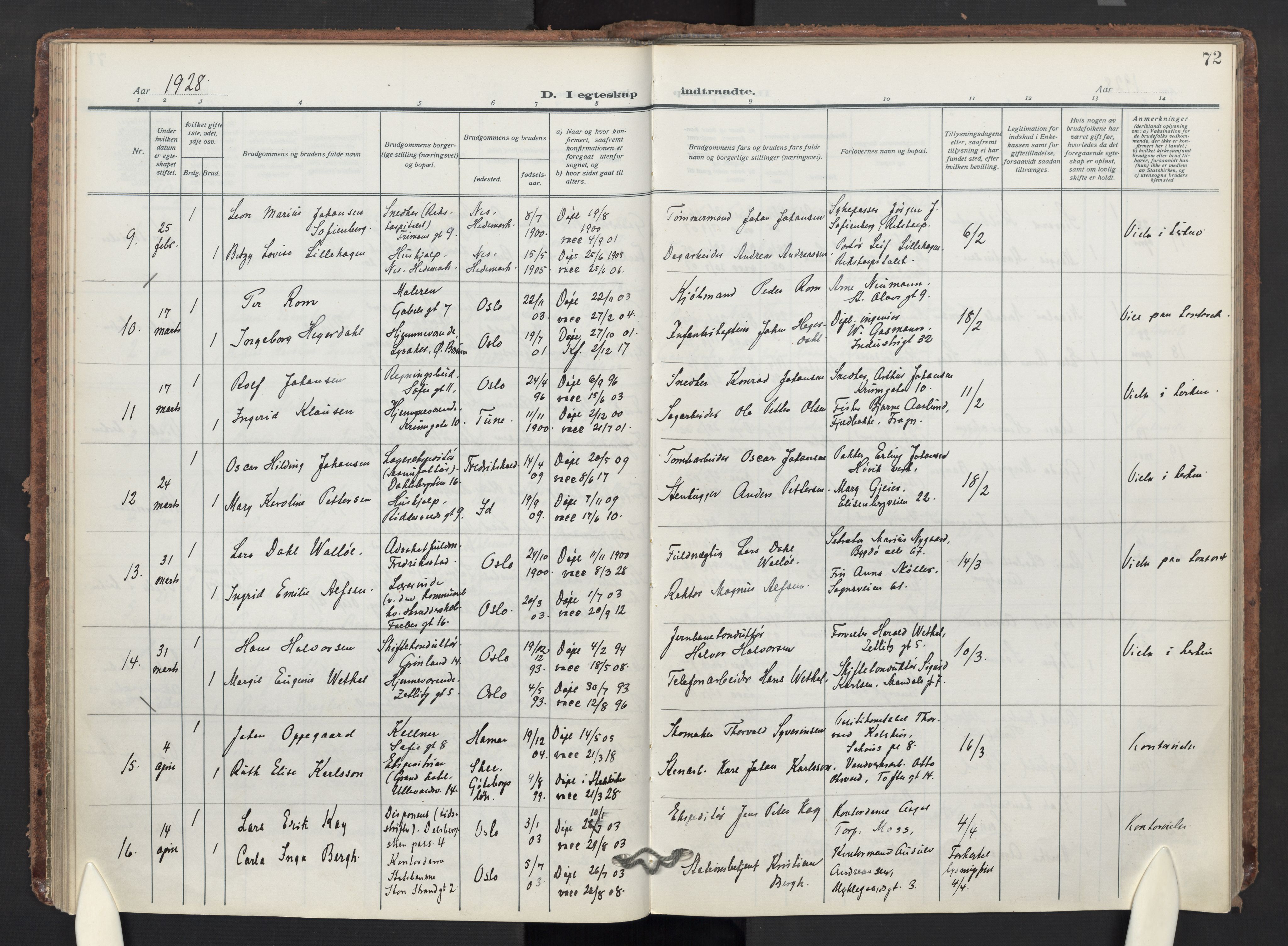 Markus prestekontor Kirkebøker, AV/SAO-A-10830/F/L0003: Ministerialbok nr. 3, 1917-1942, s. 72
