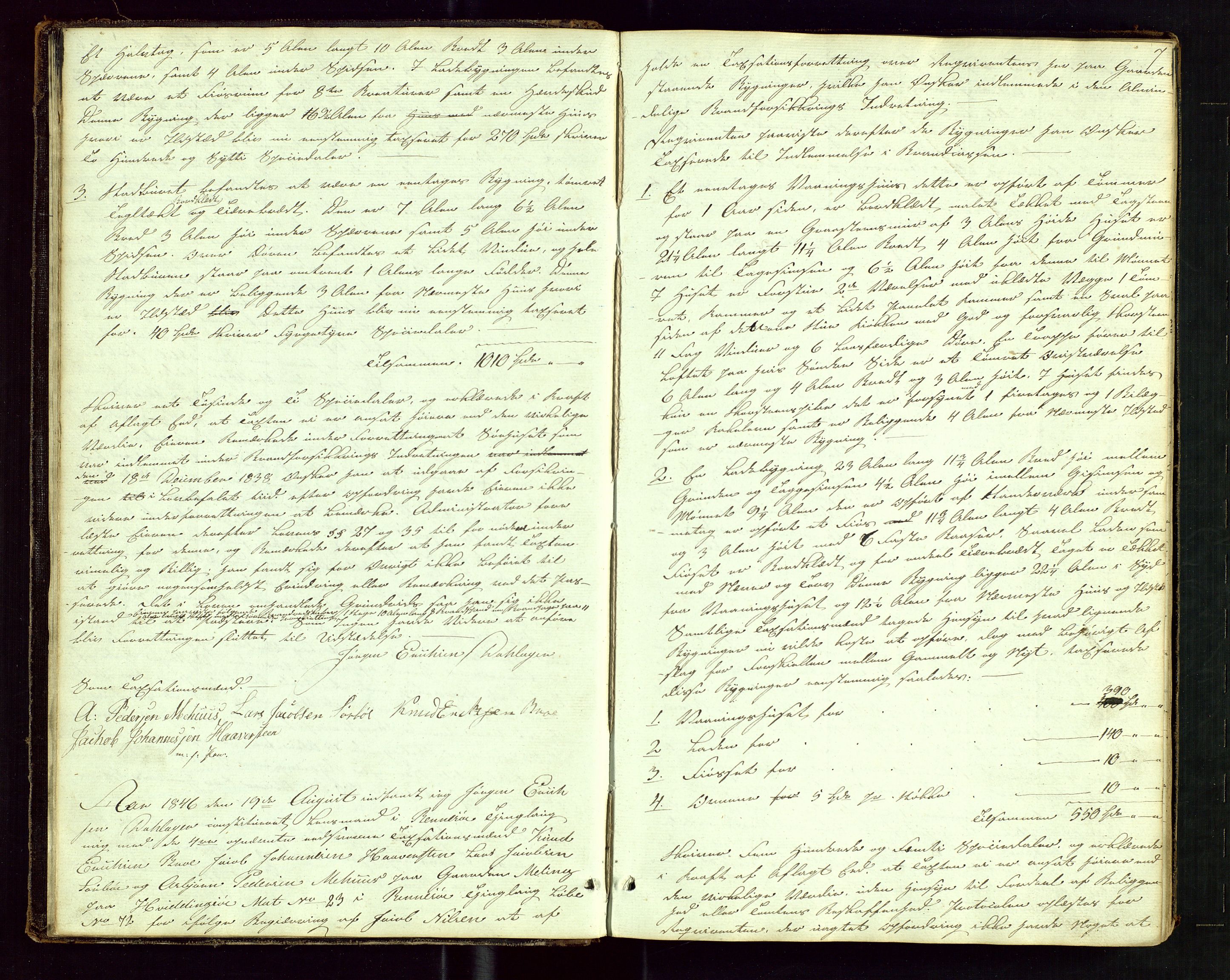 Rennesøy lensmannskontor, SAST/A-100165/Goa/L0001: "Brandtaxations-Protocol for Rennesøe Thinglag", 1846-1923, s. 6b-7a