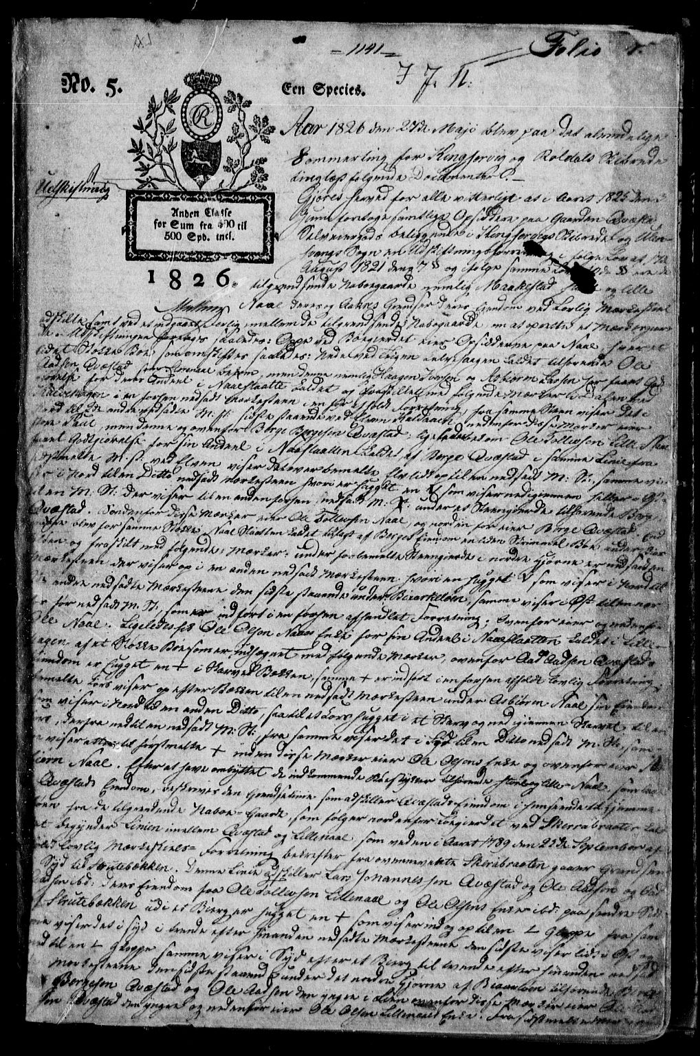 Hardanger og Voss sorenskriveri, AV/SAB-A-2501/2/2B/2Bh/L001a: Pantebok nr. II.B.h.1a, 1826-1834