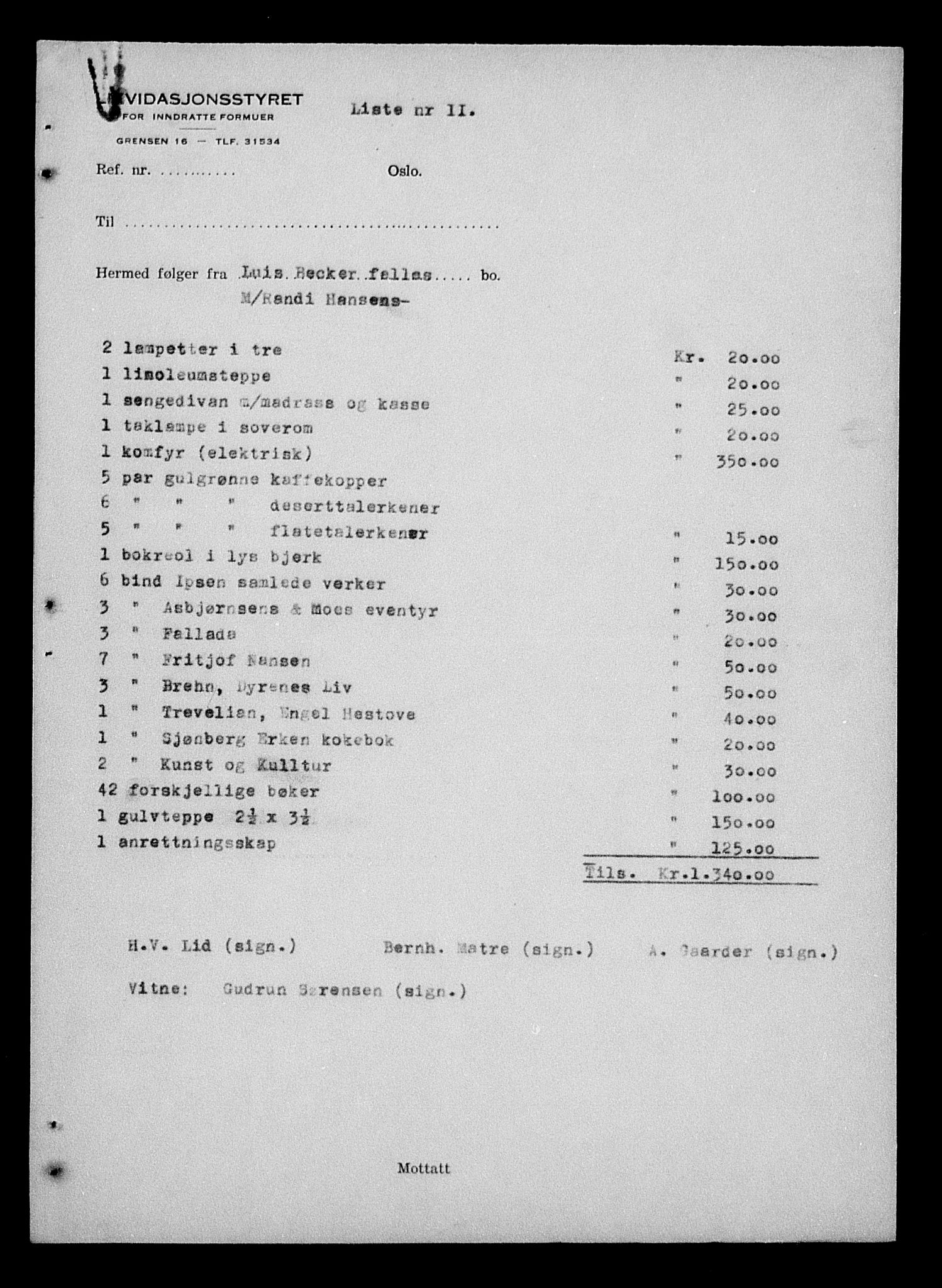 Justisdepartementet, Tilbakeføringskontoret for inndratte formuer, AV/RA-S-1564/H/Hc/Hcd/L0990: --, 1945-1947, s. 564
