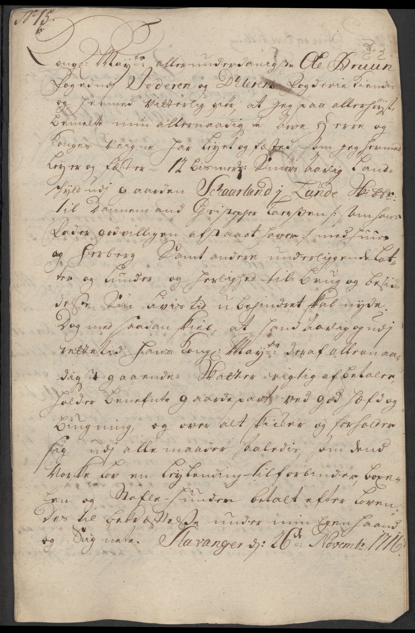 Rentekammeret inntil 1814, Reviderte regnskaper, Fogderegnskap, RA/EA-4092/R46/L2740: Fogderegnskap Jæren og Dalane, 1715-1716, s. 383