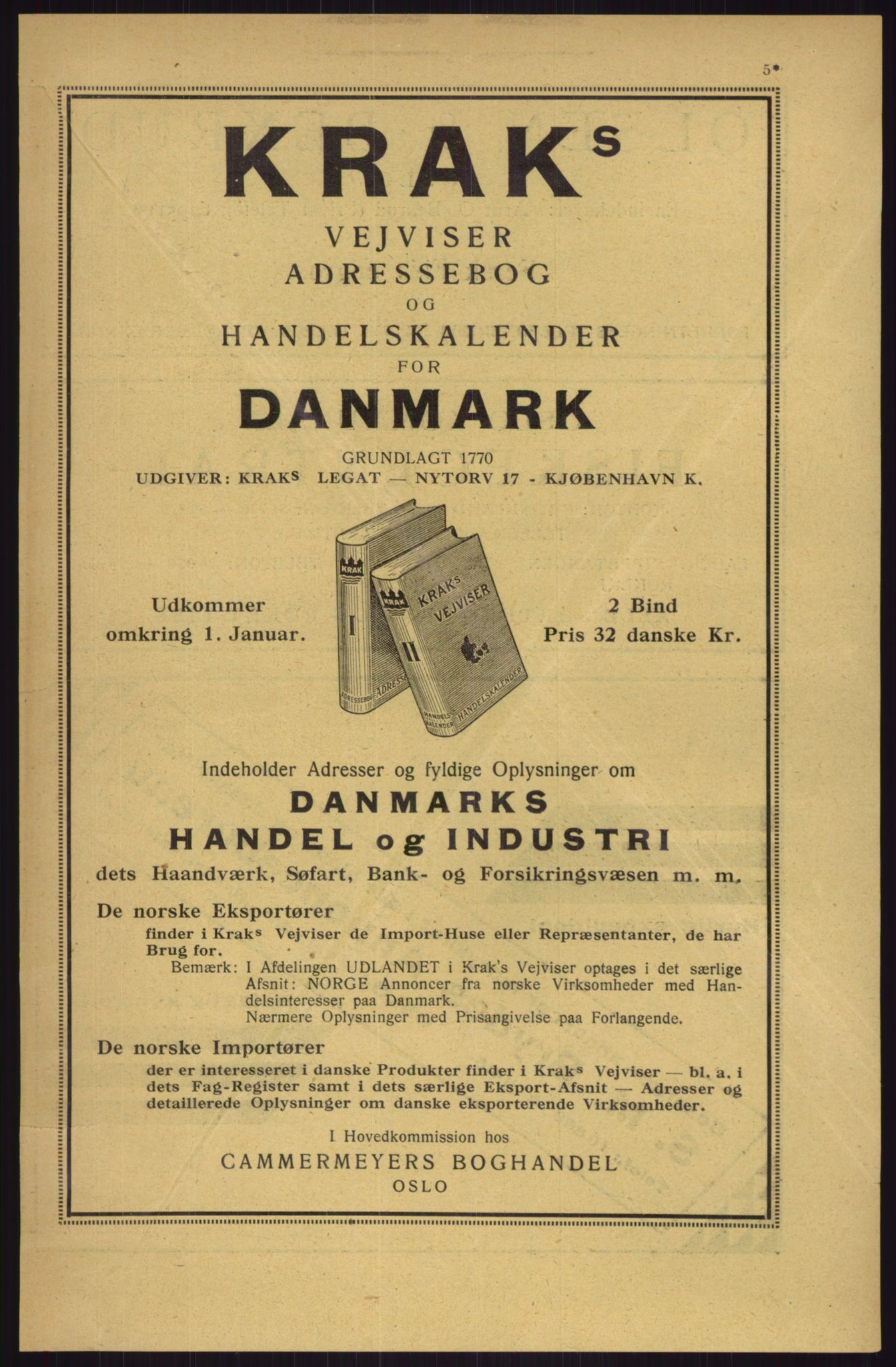 Kristiania/Oslo adressebok, PUBL/-, 1927, s. 5