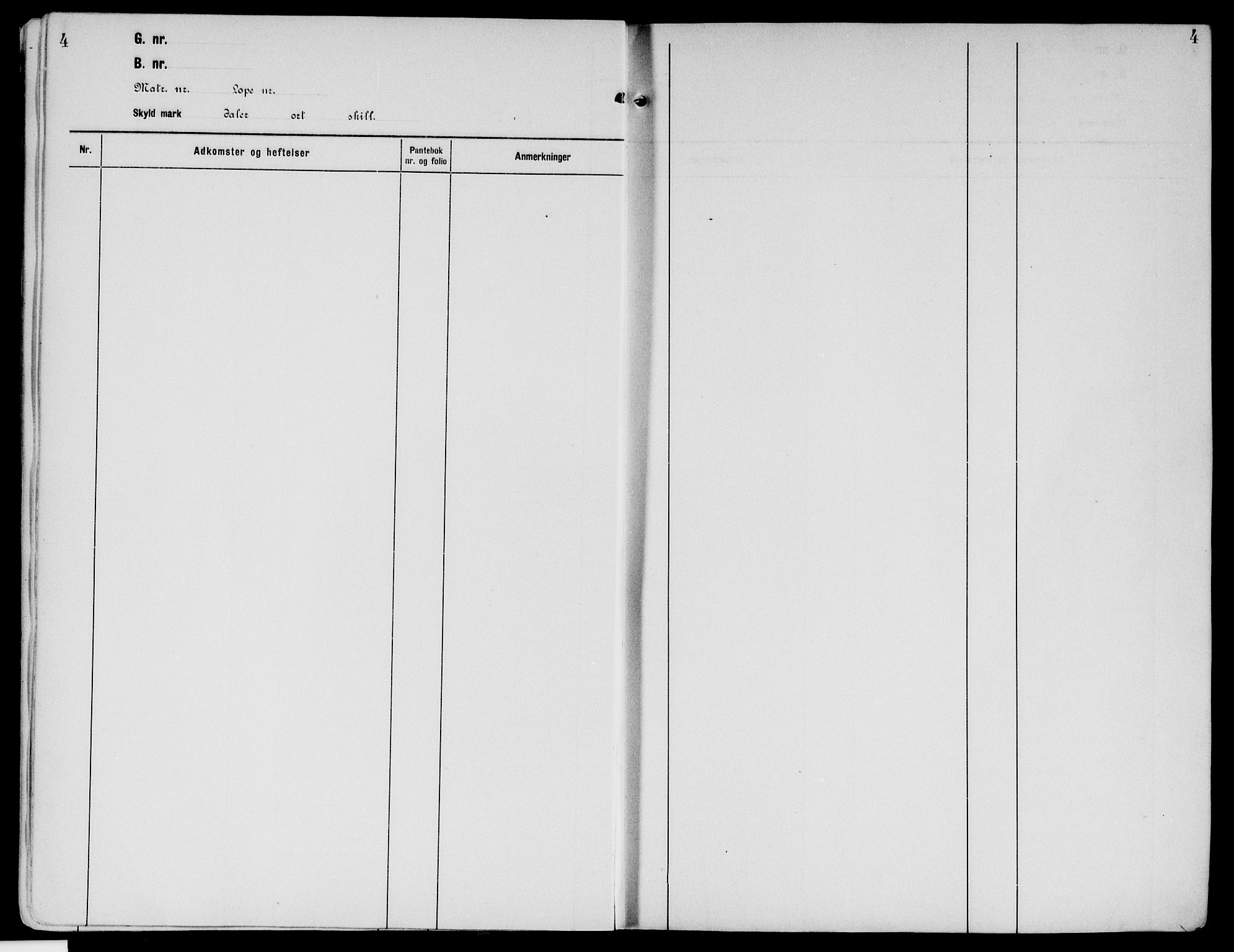 Sør-Østerdal sorenskriveri, AV/SAH-TING-018/H/Ha/Haa/L0019: Panteregister nr. 1, 1922-1954, s. 4