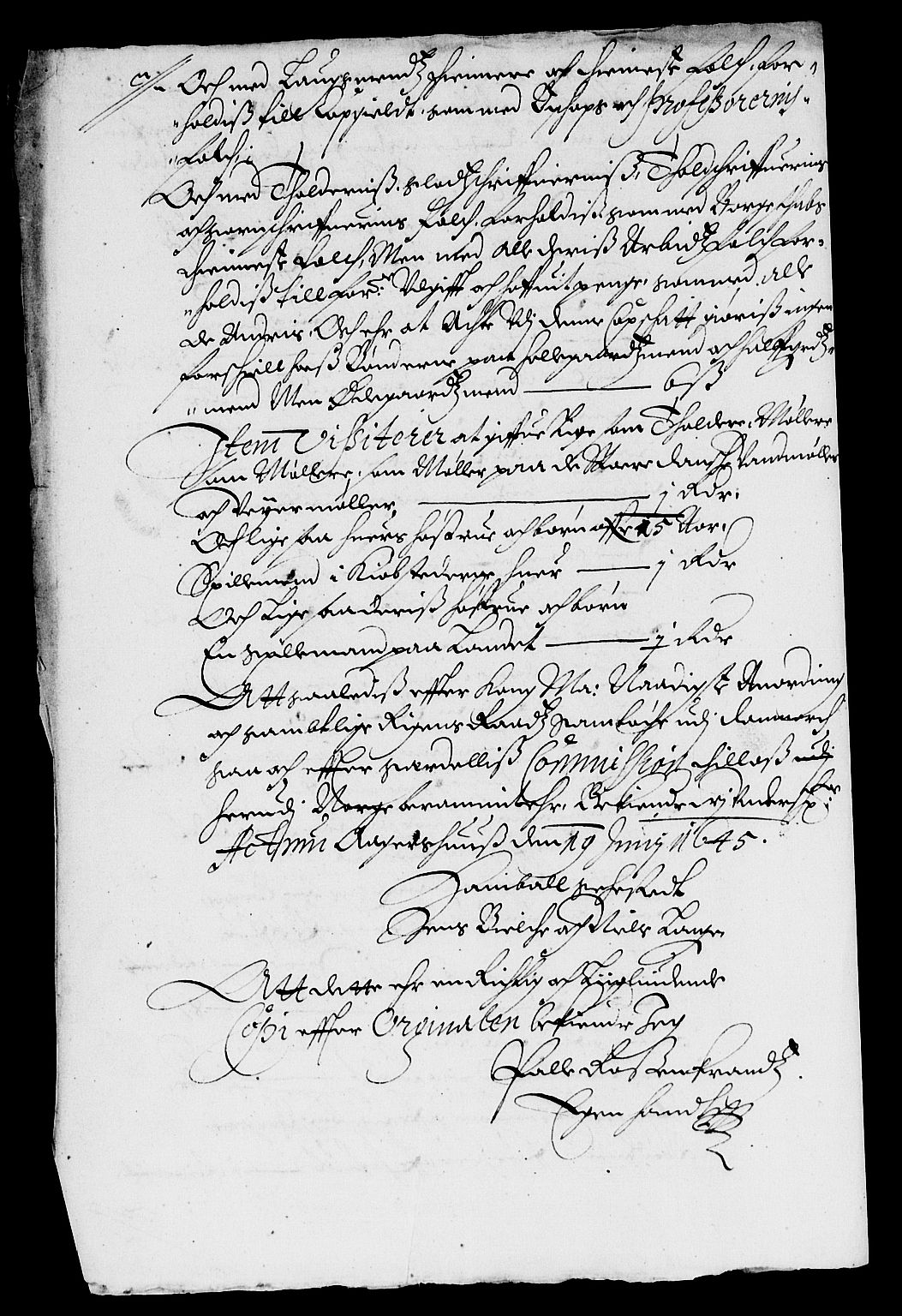 Rentekammeret inntil 1814, Reviderte regnskaper, Lensregnskaper, AV/RA-EA-5023/R/Rb/Rbr/L0016: Lista len, 1645-1647