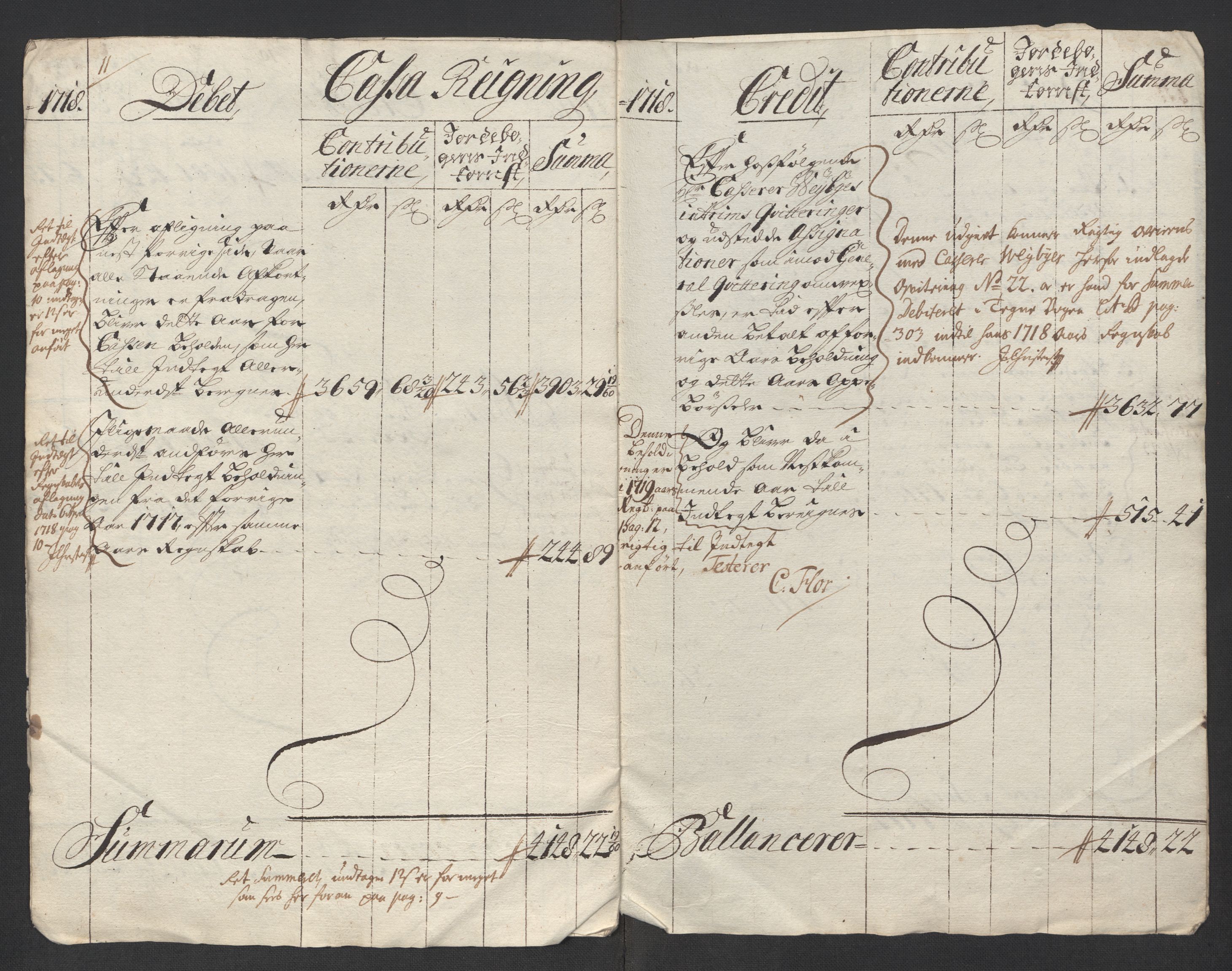 Rentekammeret inntil 1814, Reviderte regnskaper, Fogderegnskap, AV/RA-EA-4092/R24/L1594: Fogderegnskap Numedal og Sandsvær, 1718, s. 9