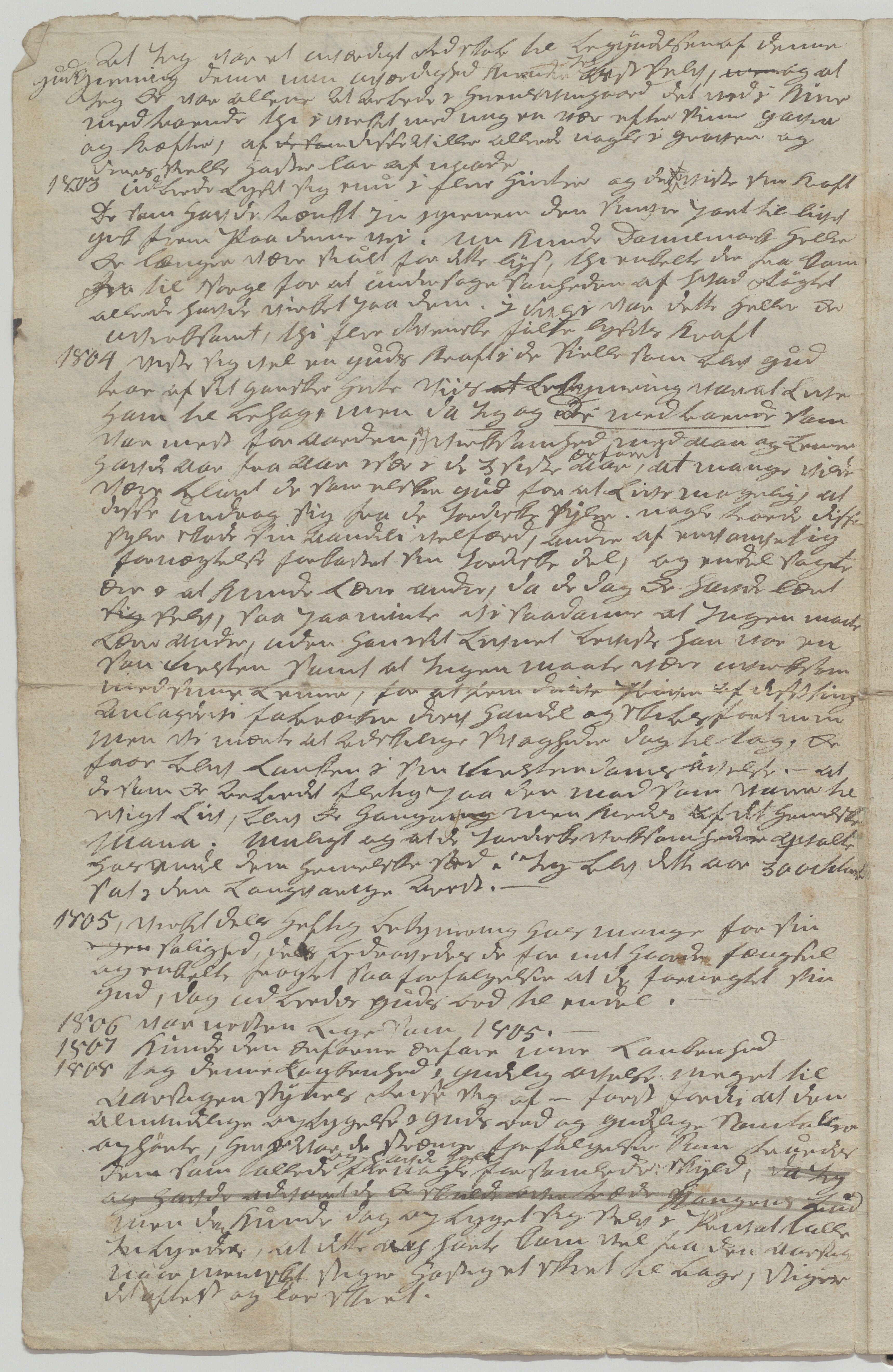 Heggtveitsamlingen, TMF/A-1007/H/L0045/0002: Brev, kopibøker, biografiske opptegnelser etc. / "ad A og B" - løse brev fra protokollene A og B , 1805-1850