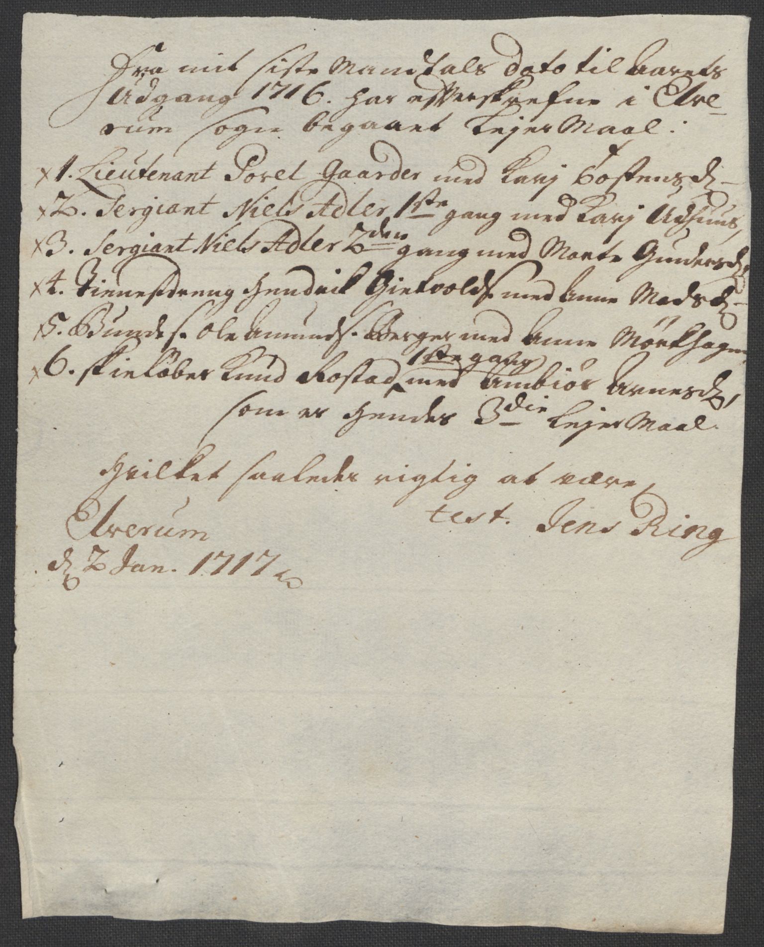 Rentekammeret inntil 1814, Reviderte regnskaper, Fogderegnskap, RA/EA-4092/R13/L0855: Fogderegnskap Solør, Odal og Østerdal, 1716, s. 271
