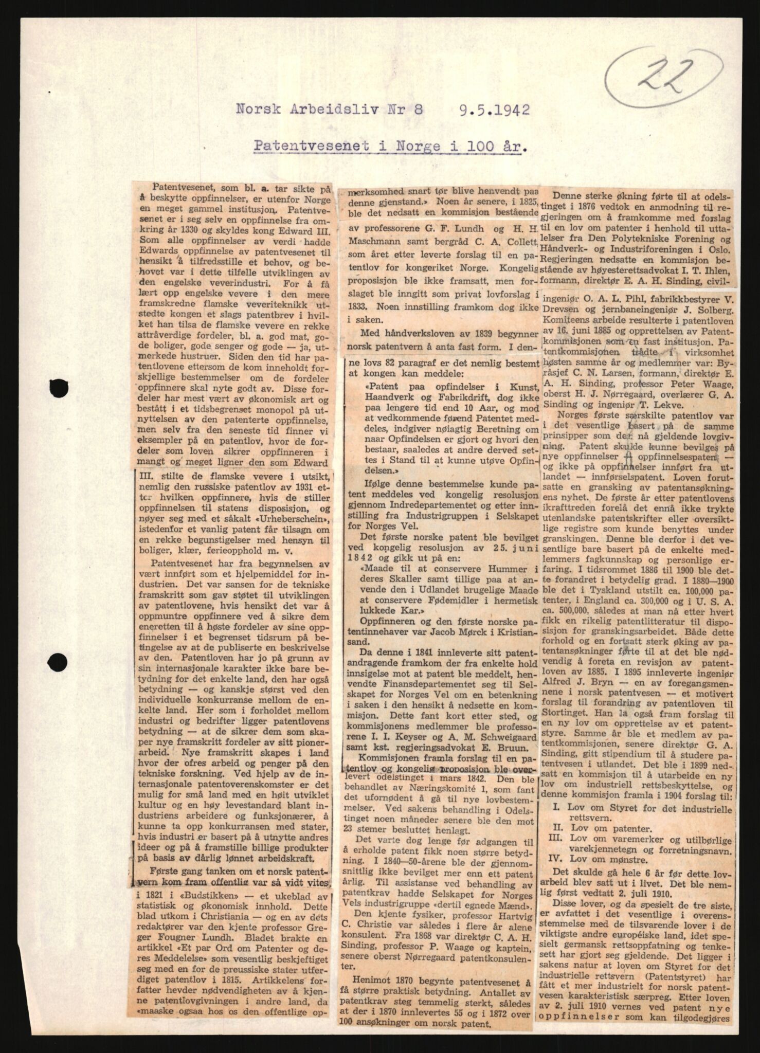 Forsvarets Overkommando. 2 kontor. Arkiv 11.4. Spredte tyske arkivsaker, AV/RA-RAFA-7031/D/Dar/Darb/L0013: Reichskommissariat - Hauptabteilung Vervaltung, 1917-1942, s. 1541