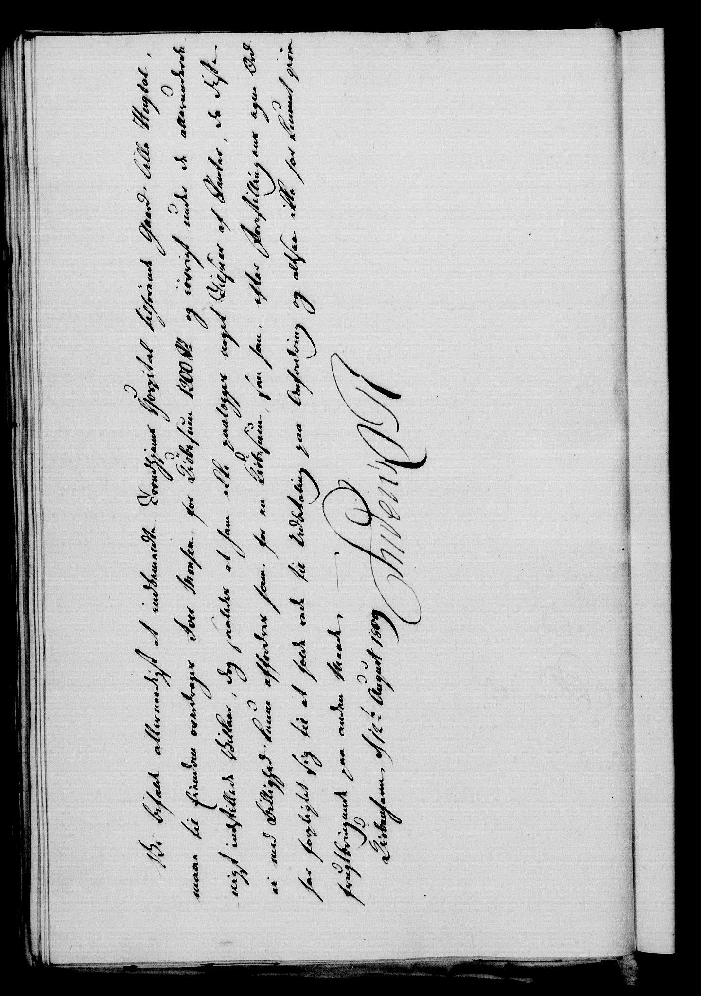 Rentekammeret, Kammerkanselliet, AV/RA-EA-3111/G/Gf/Gfa/L0091: Norsk relasjons- og resolusjonsprotokoll (merket RK 52.91), 1809, s. 291