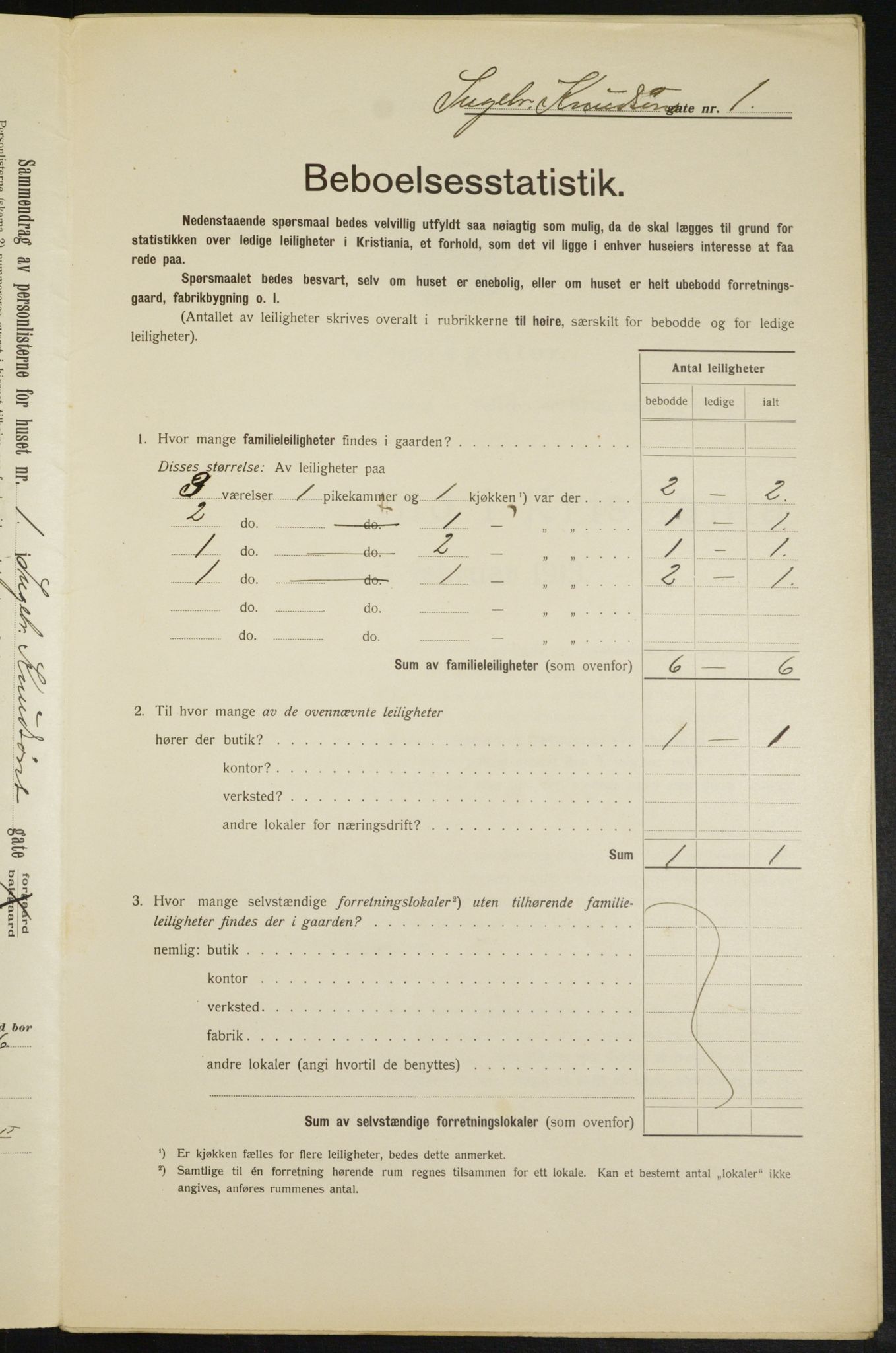 OBA, Kommunal folketelling 1.2.1913 for Kristiania, 1913, s. 43636