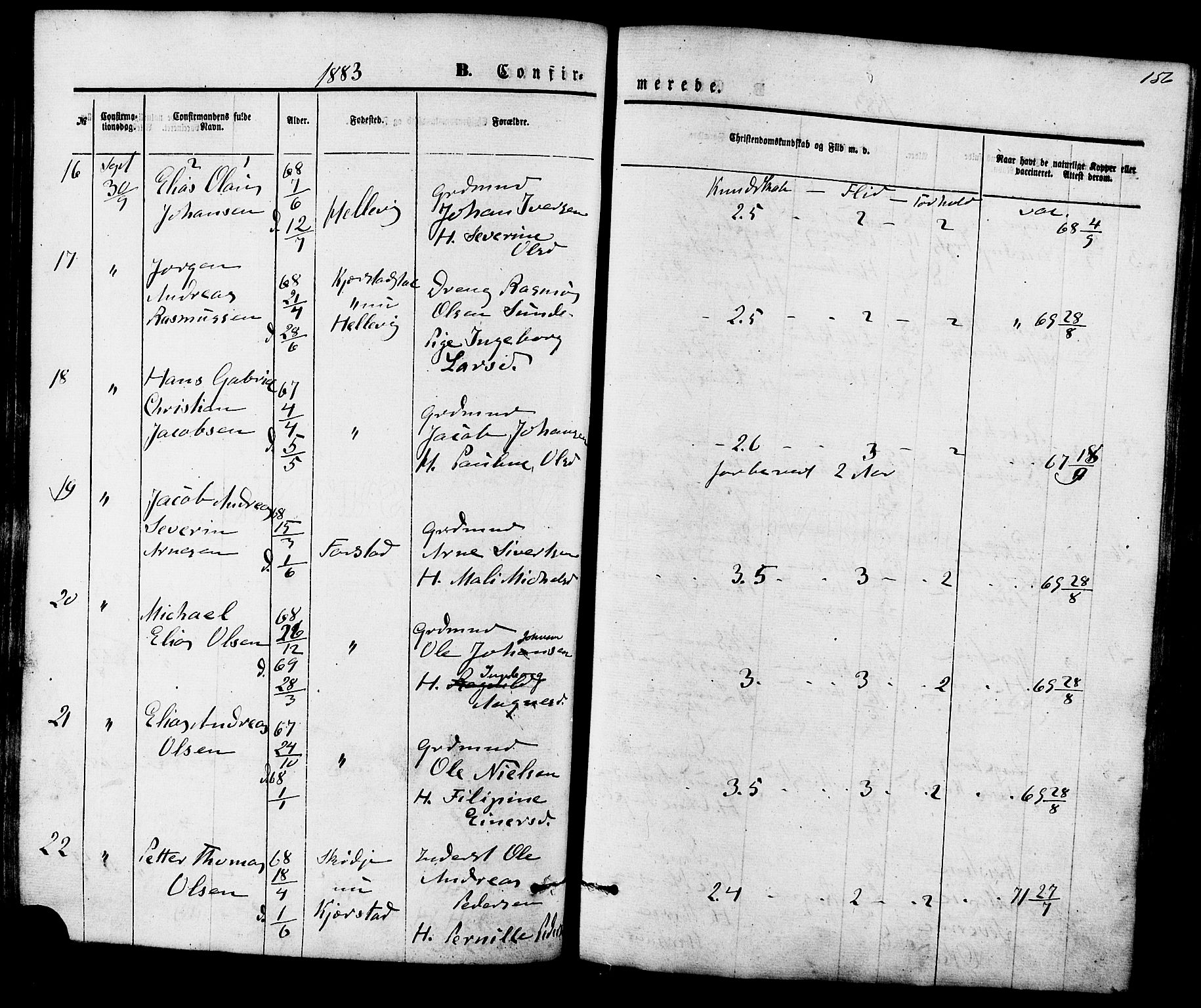 Ministerialprotokoller, klokkerbøker og fødselsregistre - Møre og Romsdal, AV/SAT-A-1454/536/L0500: Ministerialbok nr. 536A09, 1876-1889, s. 156