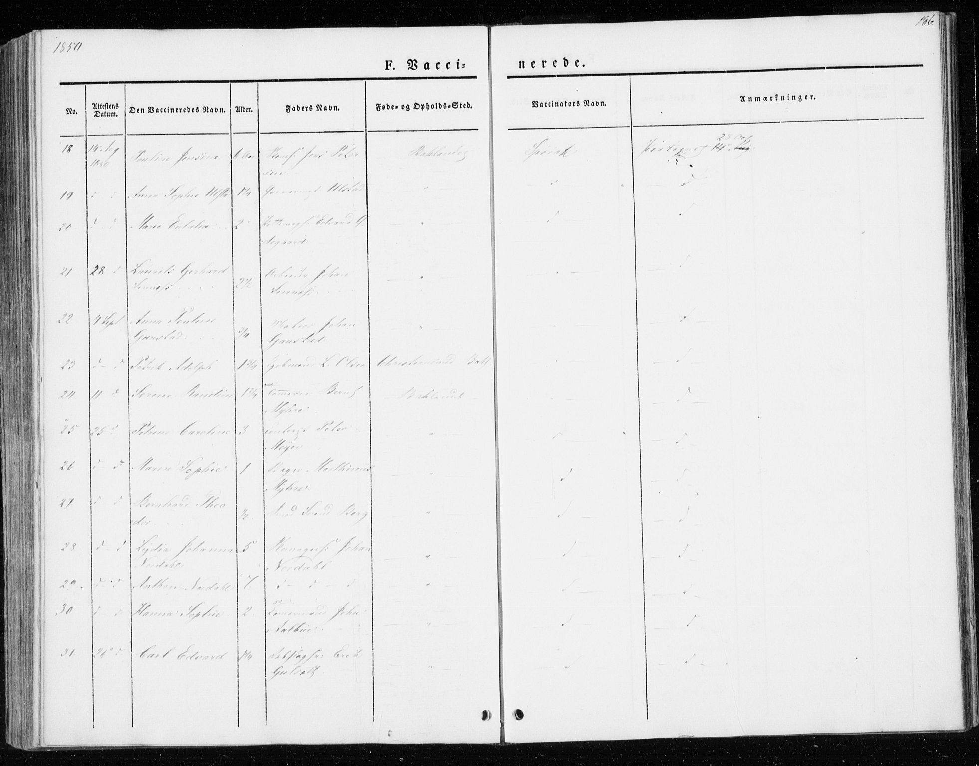 Ministerialprotokoller, klokkerbøker og fødselsregistre - Sør-Trøndelag, SAT/A-1456/604/L0183: Ministerialbok nr. 604A04, 1841-1850, s. 186