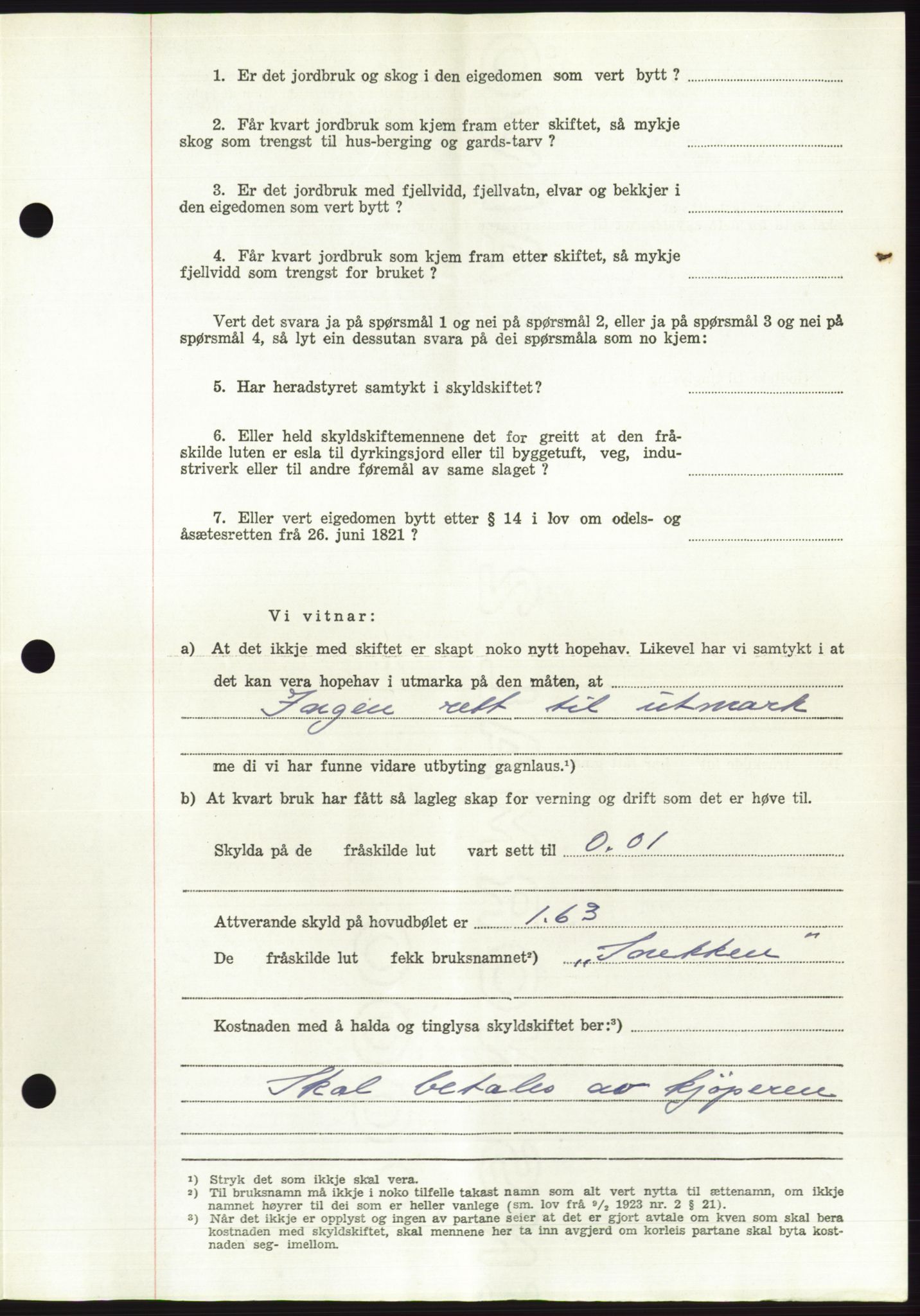 Søre Sunnmøre sorenskriveri, AV/SAT-A-4122/1/2/2C/L0104: Pantebok nr. 30A, 1956-1956, Dagboknr: 1696/1956