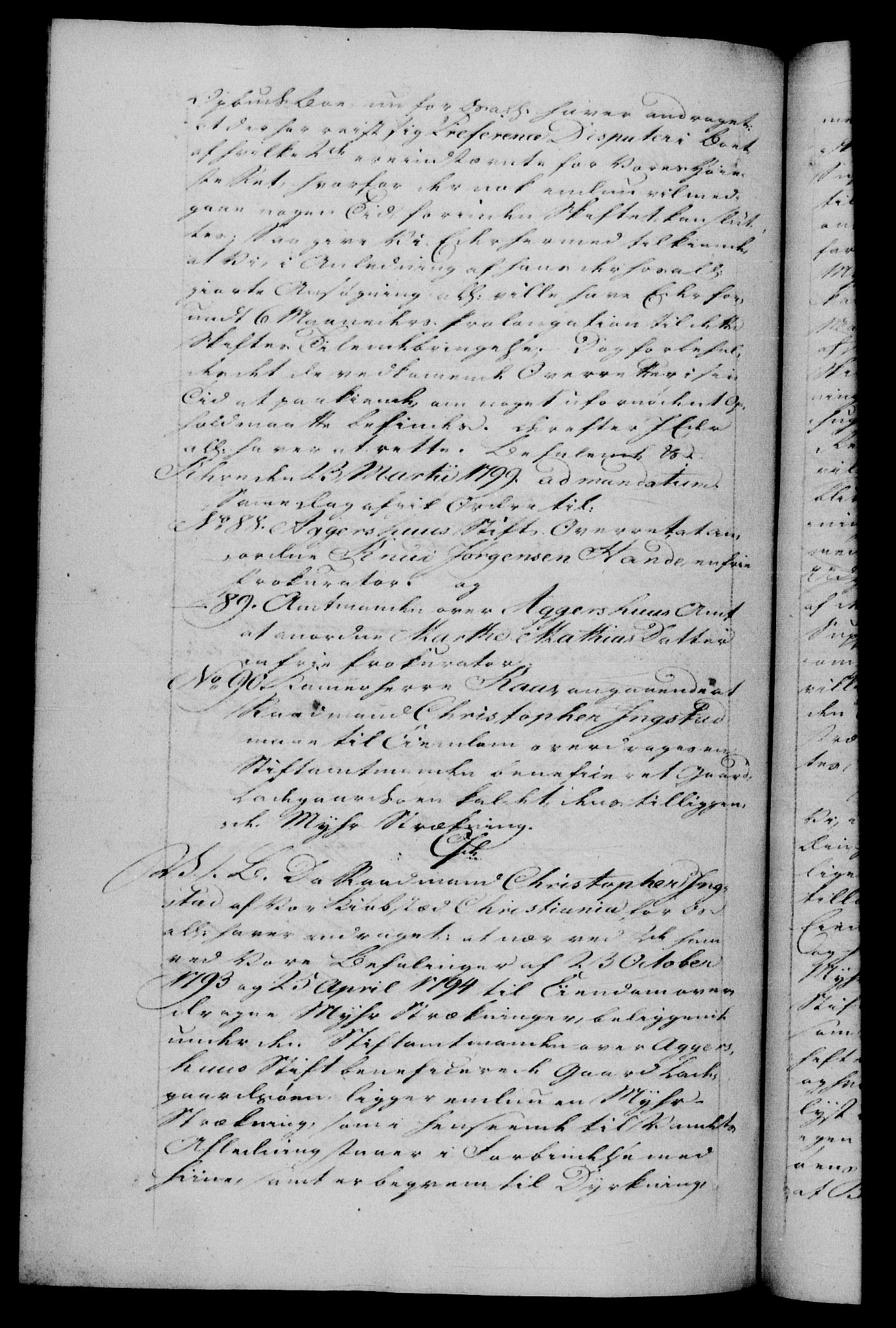 Danske Kanselli 1572-1799, AV/RA-EA-3023/F/Fc/Fca/Fcab/L0046: Norske tegnelser, 1797-1799, s. 444b