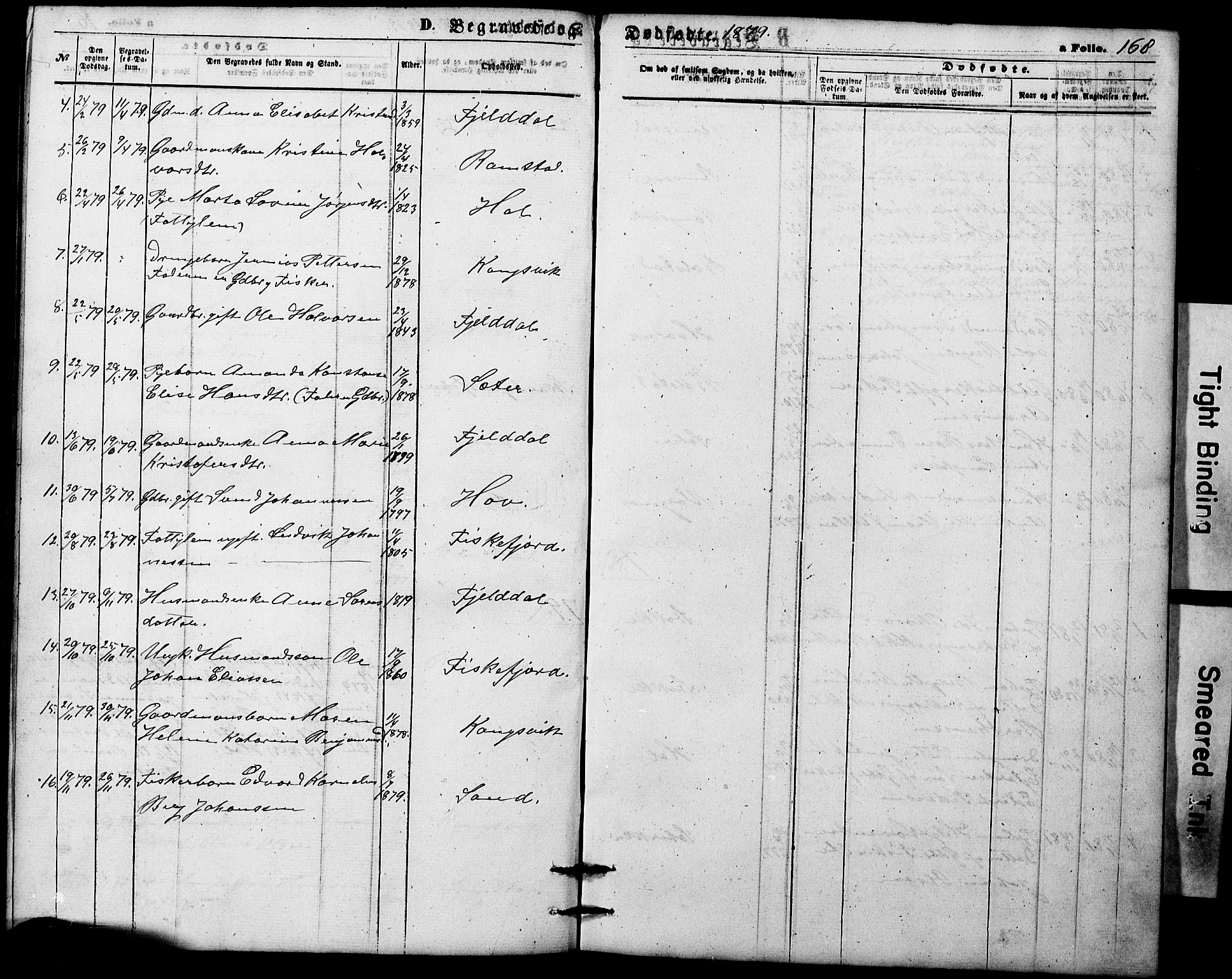 Ministerialprotokoller, klokkerbøker og fødselsregistre - Nordland, SAT/A-1459/865/L0930: Klokkerbok nr. 865C02, 1866-1884, s. 168