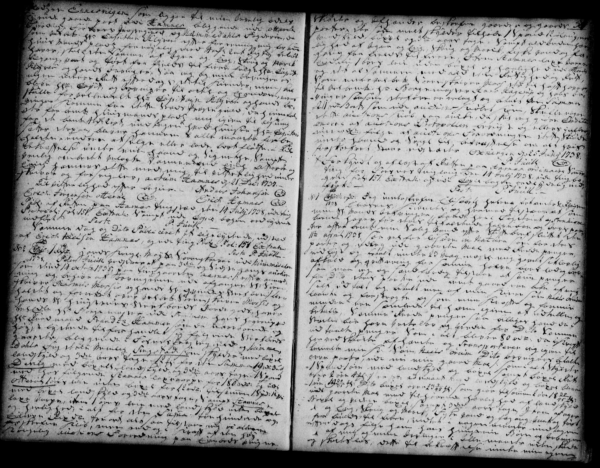 Namdal sorenskriveri, SAT/A-4133/1/2/2C/L0001: Pantebok nr. A, 1733-1746, s. 54