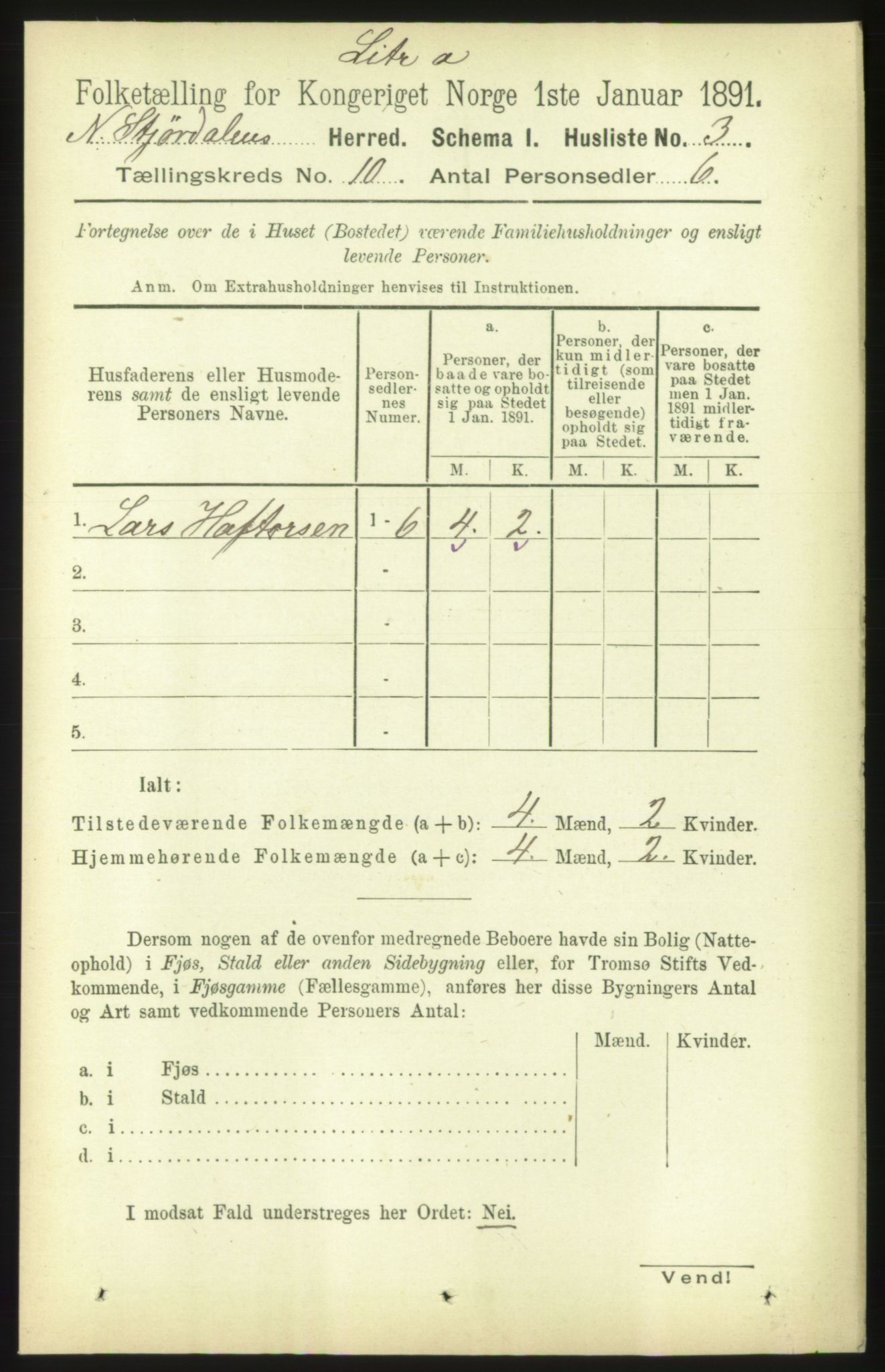 RA, Folketelling 1891 for 1714 Nedre Stjørdal herred, 1891, s. 5480