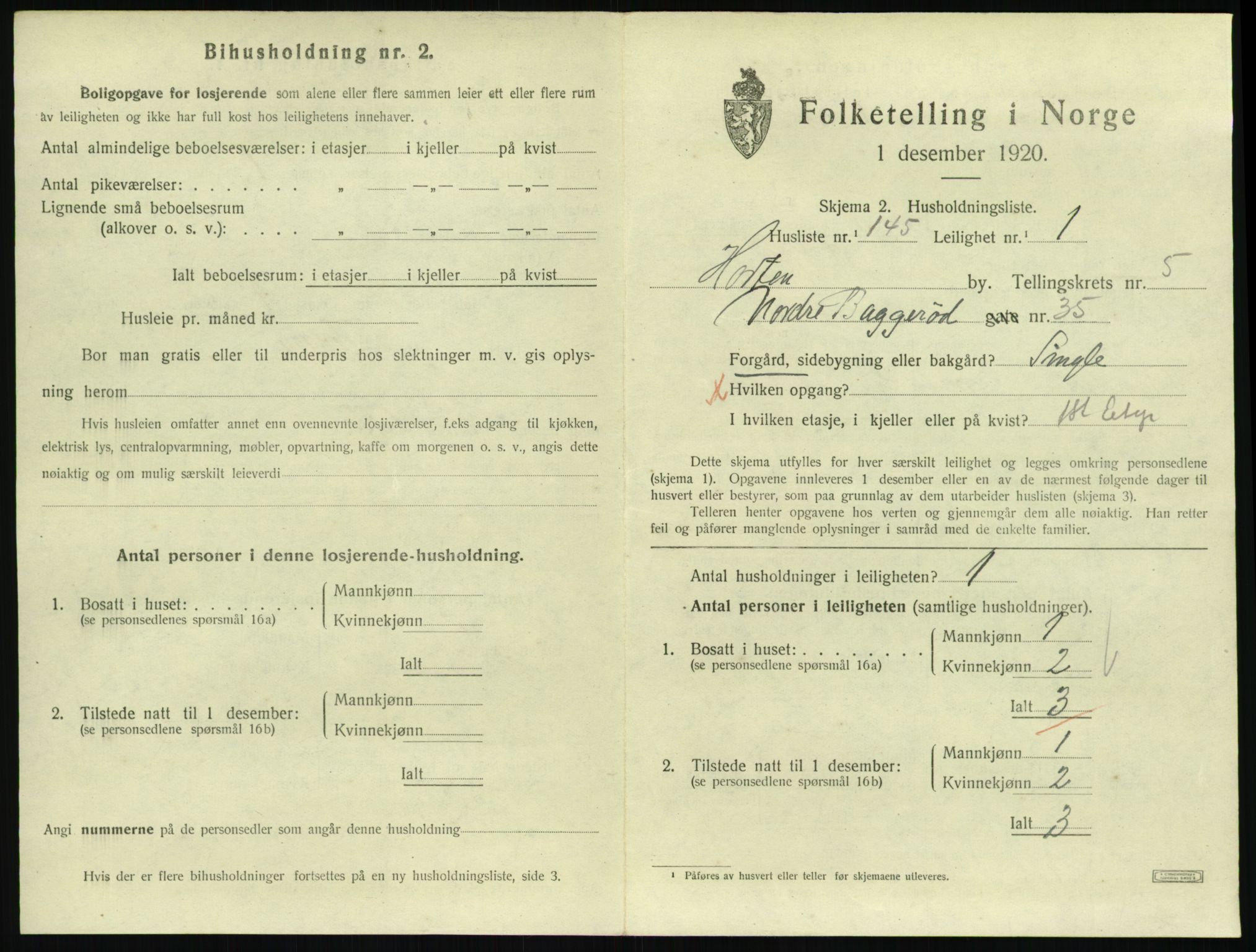 SAKO, Folketelling 1920 for 0703 Horten kjøpstad, 1920, s. 6159