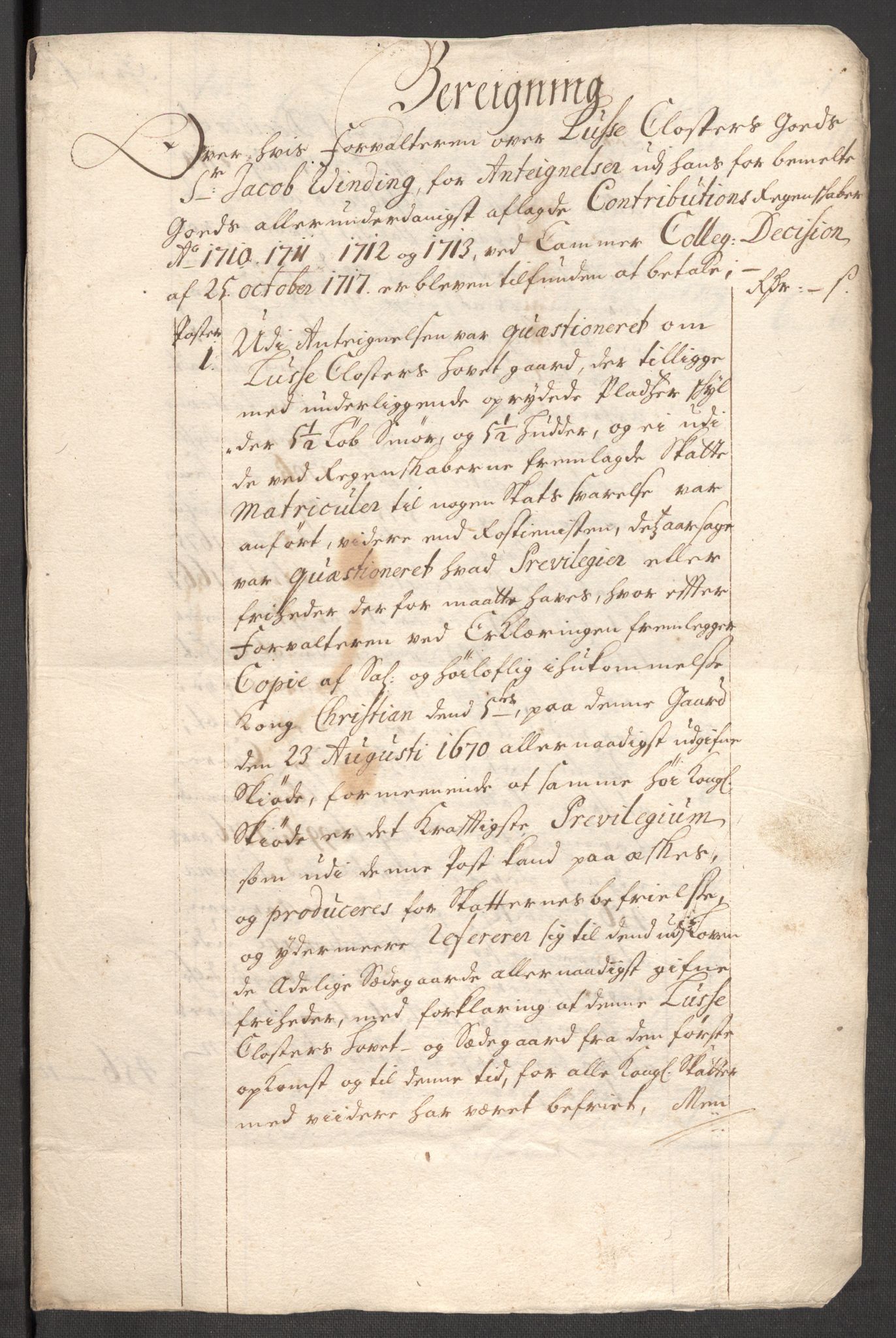 Rentekammeret inntil 1814, Reviderte regnskaper, Fogderegnskap, RA/EA-4092/R50/L3160: Fogderegnskap Lyse kloster, 1710-1719, s. 410