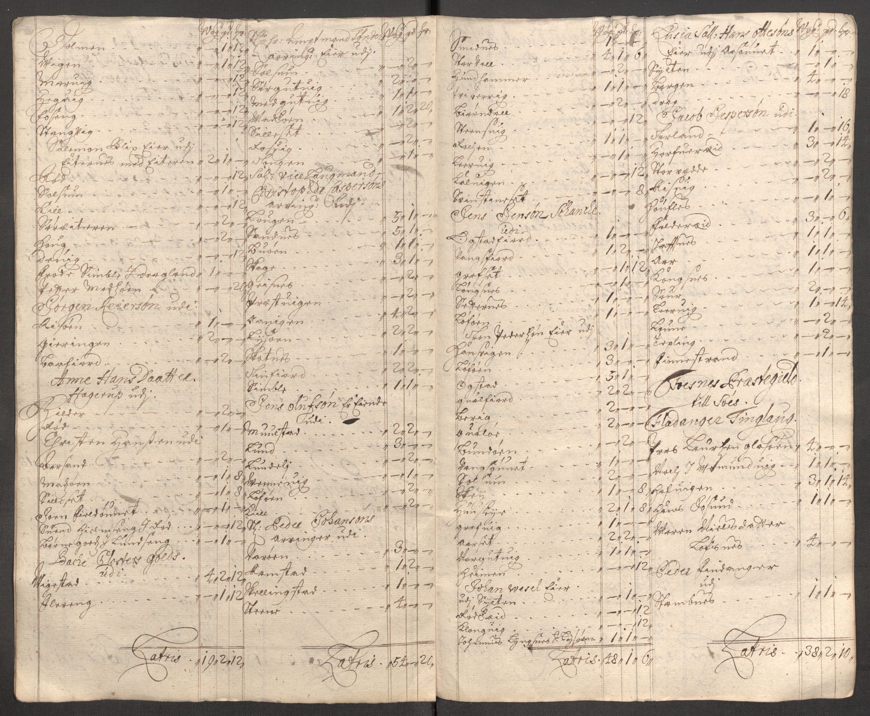 Rentekammeret inntil 1814, Reviderte regnskaper, Fogderegnskap, RA/EA-4092/R64/L4425: Fogderegnskap Namdal, 1696-1698, s. 39