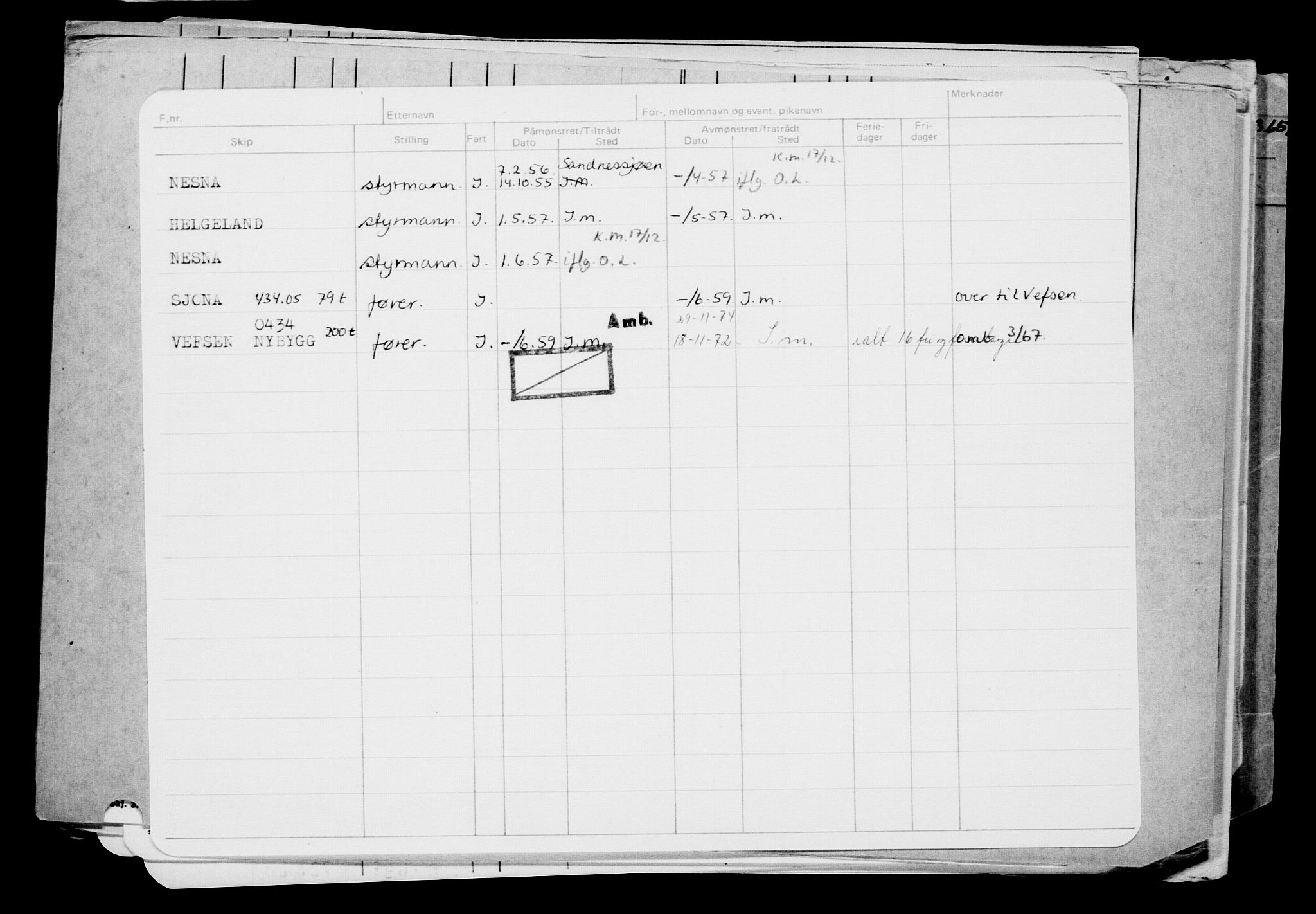 Direktoratet for sjømenn, AV/RA-S-3545/G/Gb/L0072: Hovedkort, 1907, s. 476