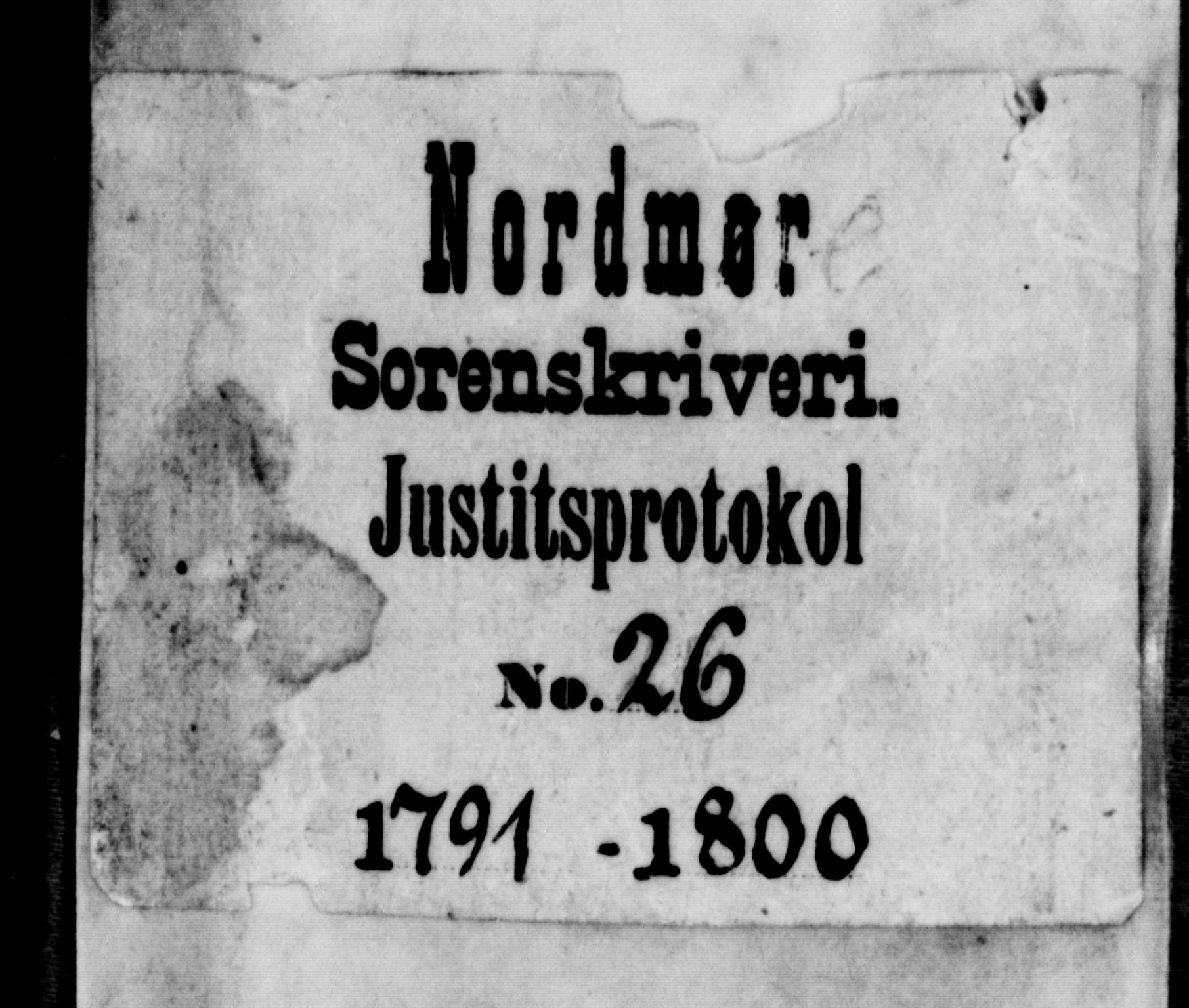 Nordmøre sorenskriveri, AV/SAT-A-4132/1/1/1A/L0028: Tingbok nr. 26, 1791-1800