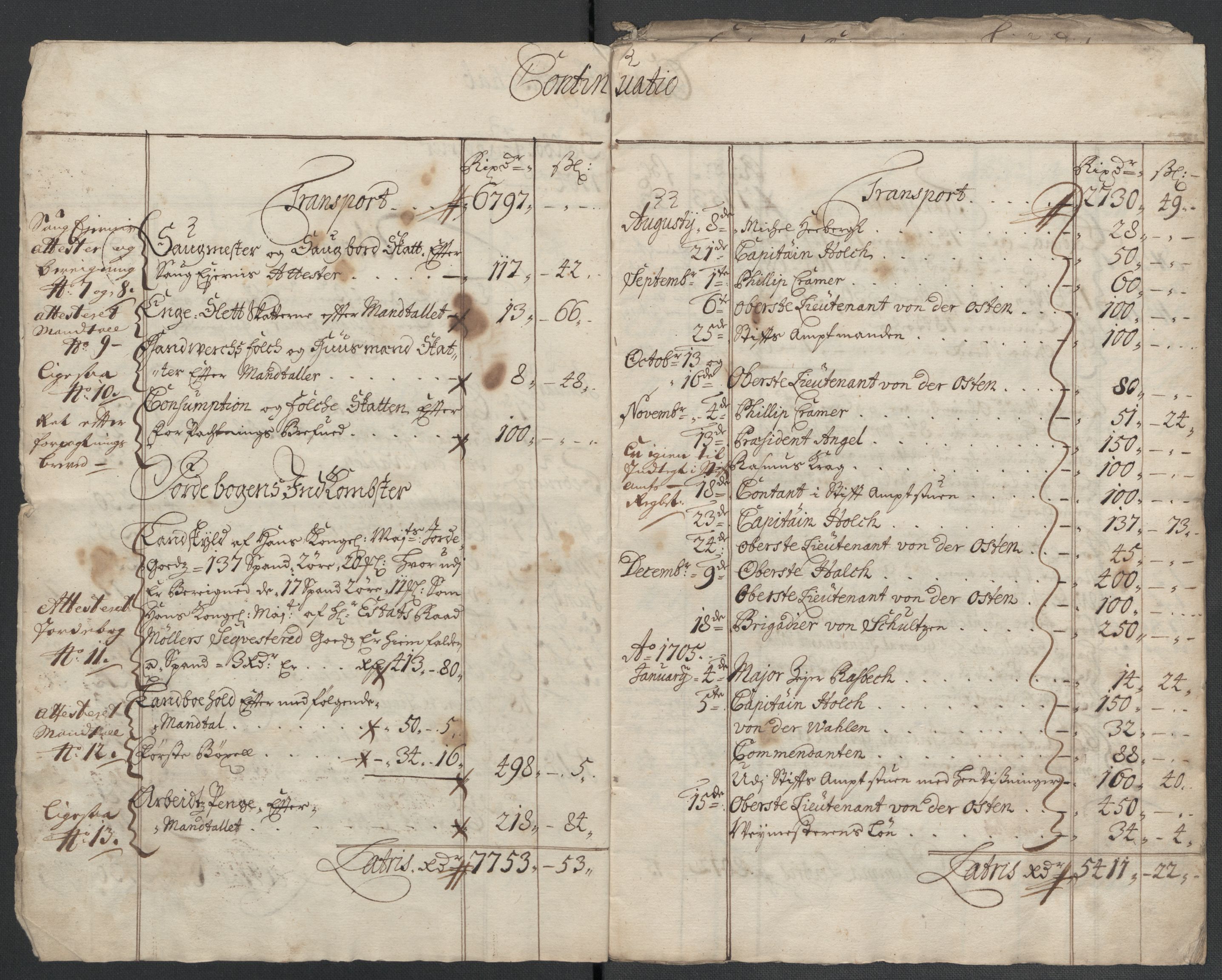 Rentekammeret inntil 1814, Reviderte regnskaper, Fogderegnskap, AV/RA-EA-4092/R61/L4109: Fogderegnskap Strinda og Selbu, 1704-1706, s. 8