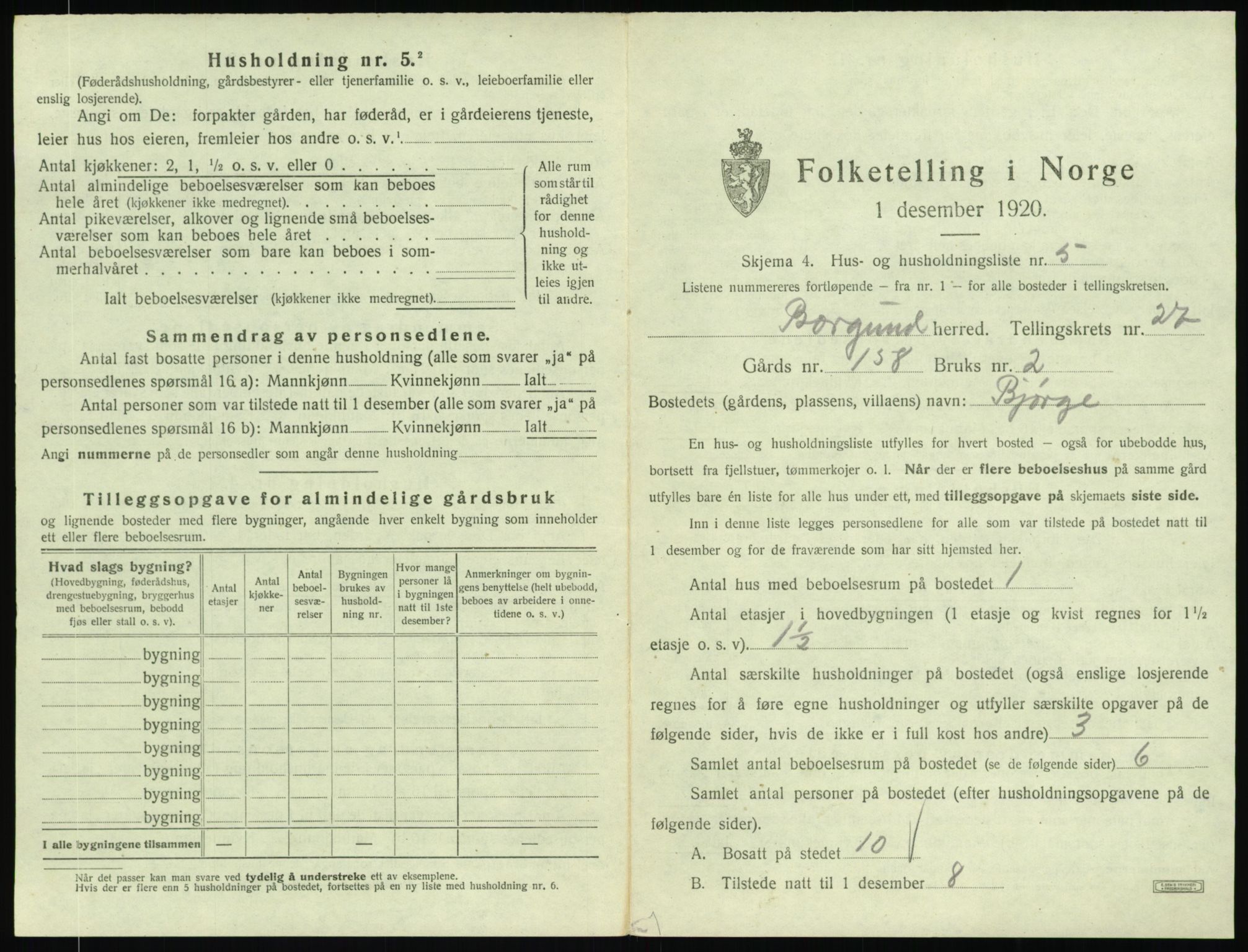 SAT, Folketelling 1920 for 1531 Borgund herred, 1920, s. 2146