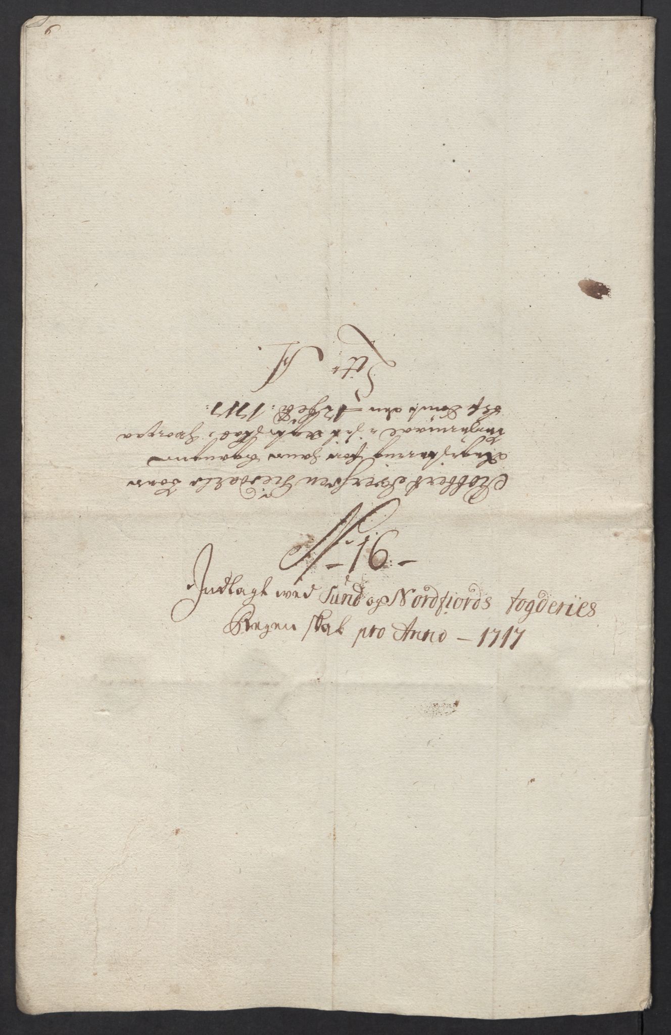 Rentekammeret inntil 1814, Reviderte regnskaper, Fogderegnskap, RA/EA-4092/R53/L3441: Fogderegnskap Sunn- og Nordfjord, 1717-1718, s. 132