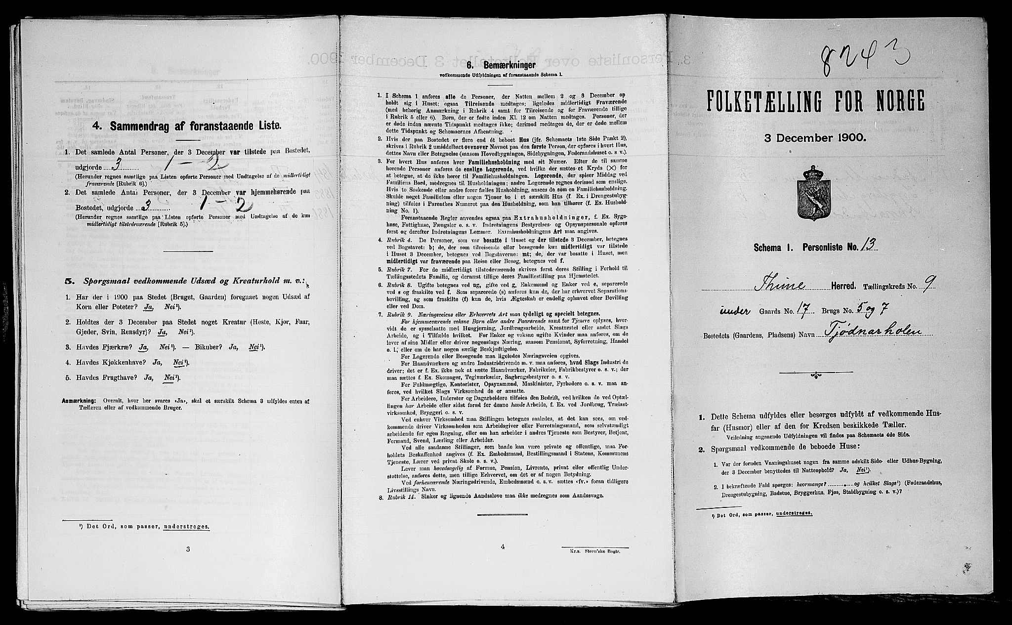SAST, Folketelling 1900 for 1121 Time herred, 1900, s. 787