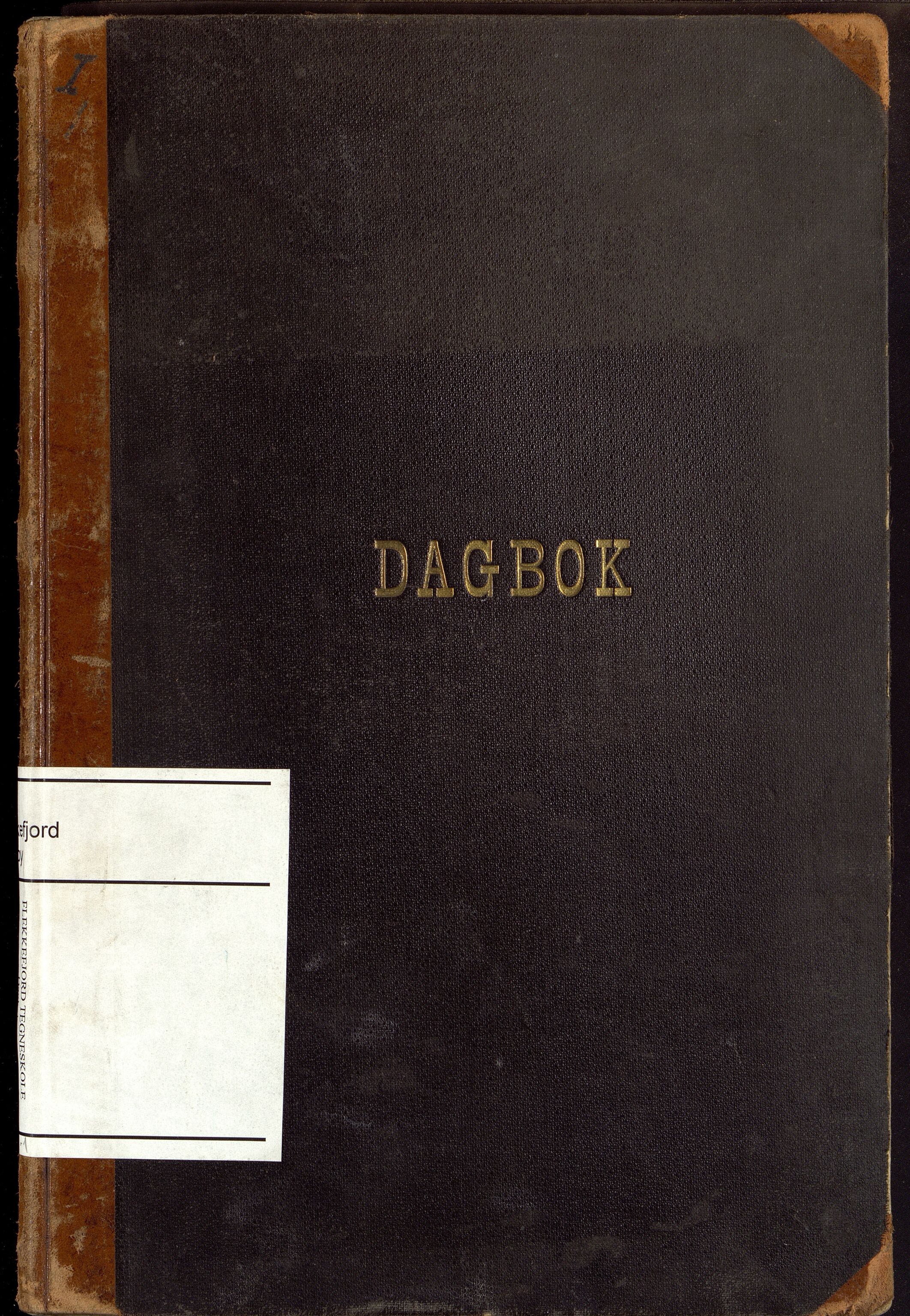 Flekkefjord By - Flekkefjord Tegneskole, ARKSOR/1004FG557/I/L0001: Dagbok, 1914-1927