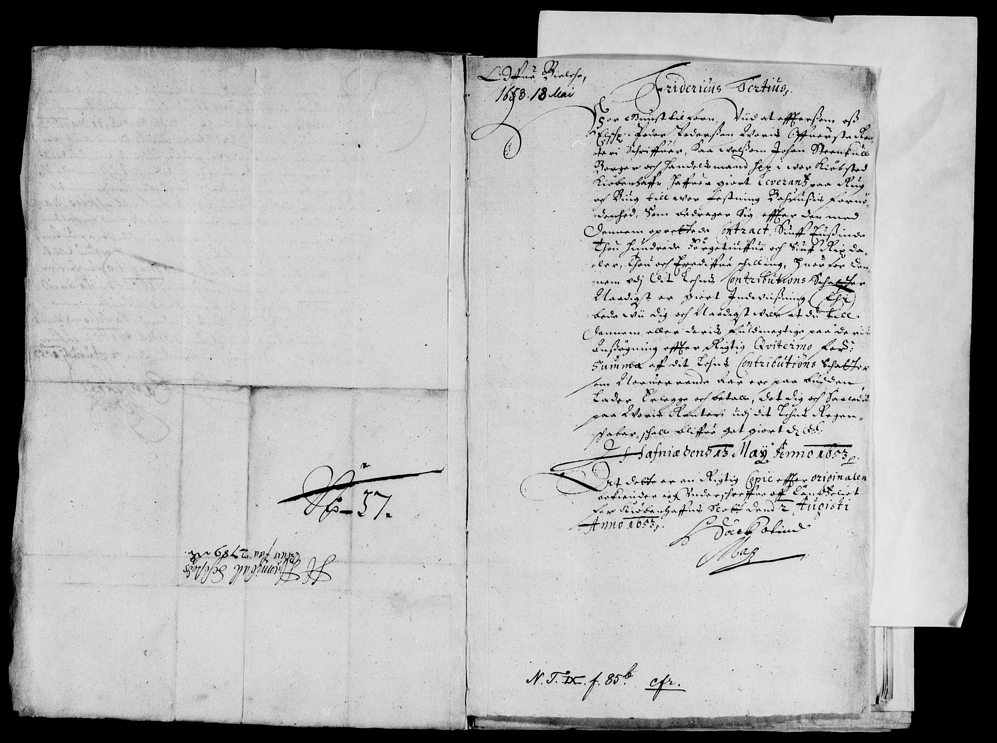 Rentekammeret inntil 1814, Reviderte regnskaper, Lensregnskaper, AV/RA-EA-5023/R/Rb/Rbt/L0127: Bergenhus len, 1650-1655