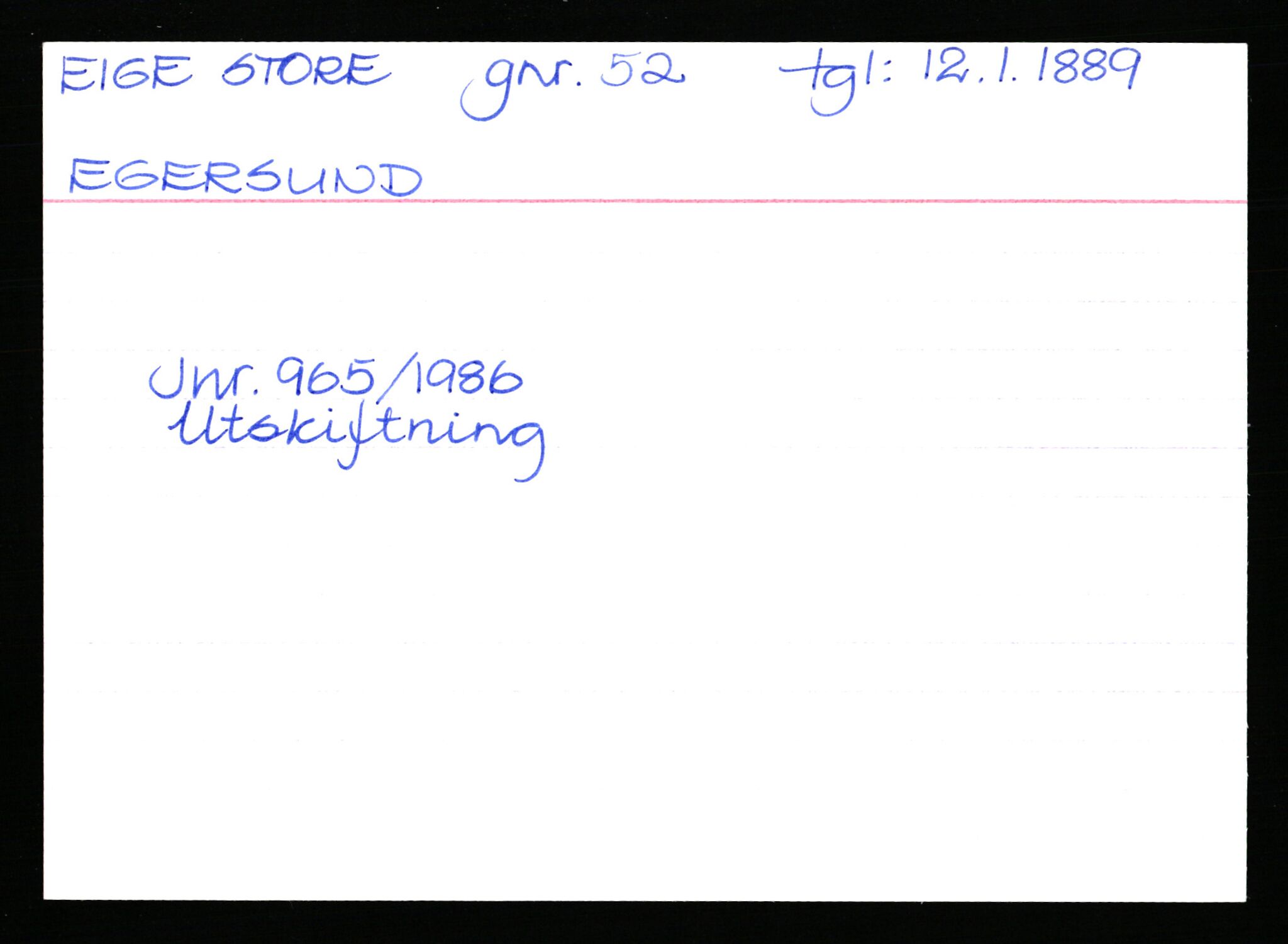 Statsarkivet i Stavanger, AV/SAST-A-101971/03/Y/Yk/L0008: Registerkort sortert etter gårdsnavn: Eig - Erlien, 1750-1930, s. 61
